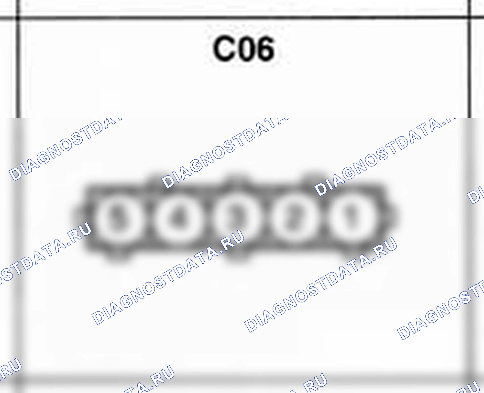 Распиновка разъёма C06 — жгута управления. Hyundai Atos MX