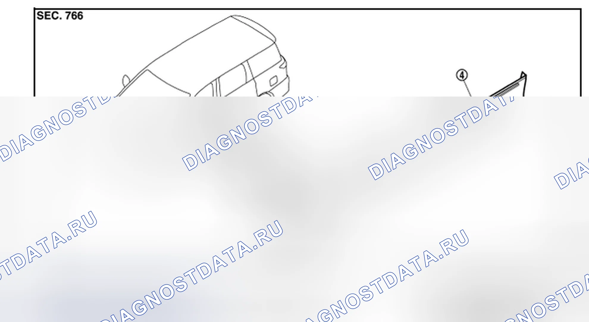 Рис. 17: Разнесенный вид. Nissan Quest IV
