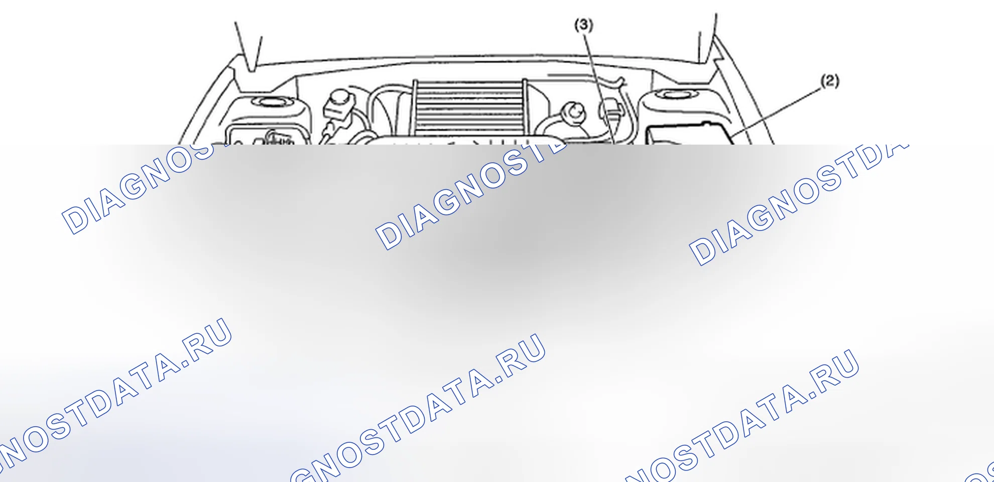 Рис. 138: МОТОРНЫЙ ОТСЕК. Subaru Impreza WRX GH