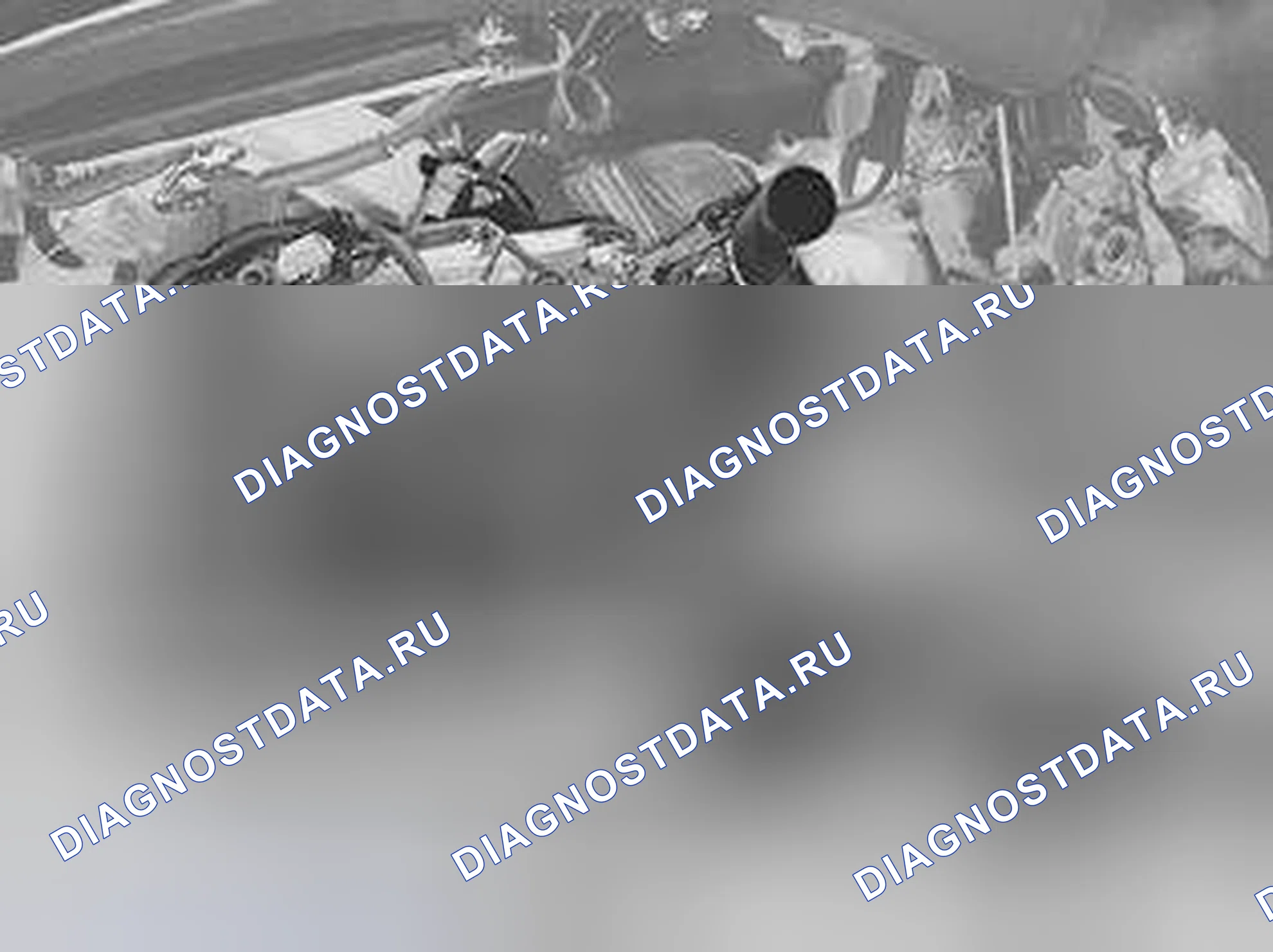 Рис. 247: Установка двигателя и трансмиссии. Volvo V70 II