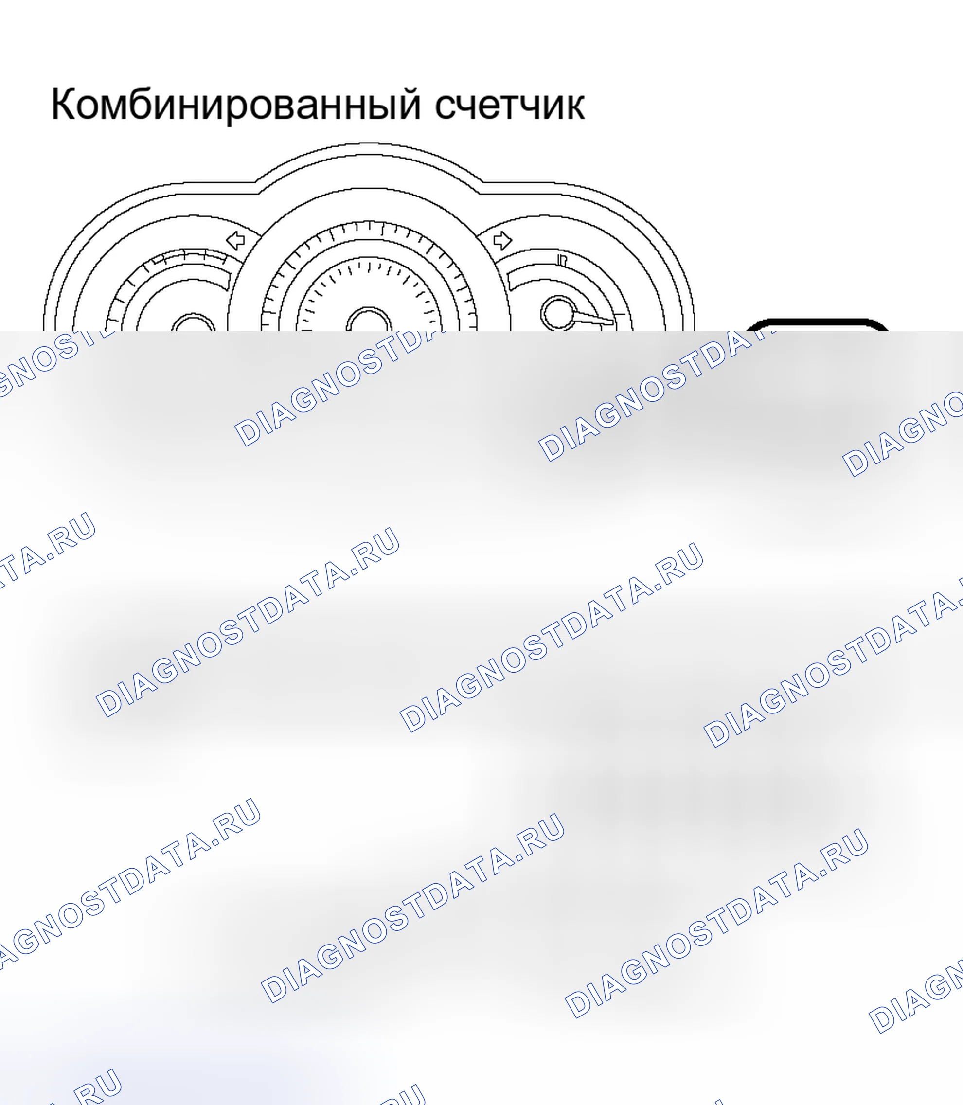 Рис. 9: ПРОЦЕДУРА ТЕСТОВОГО РЕЖИМА. Toyota RAV4 III