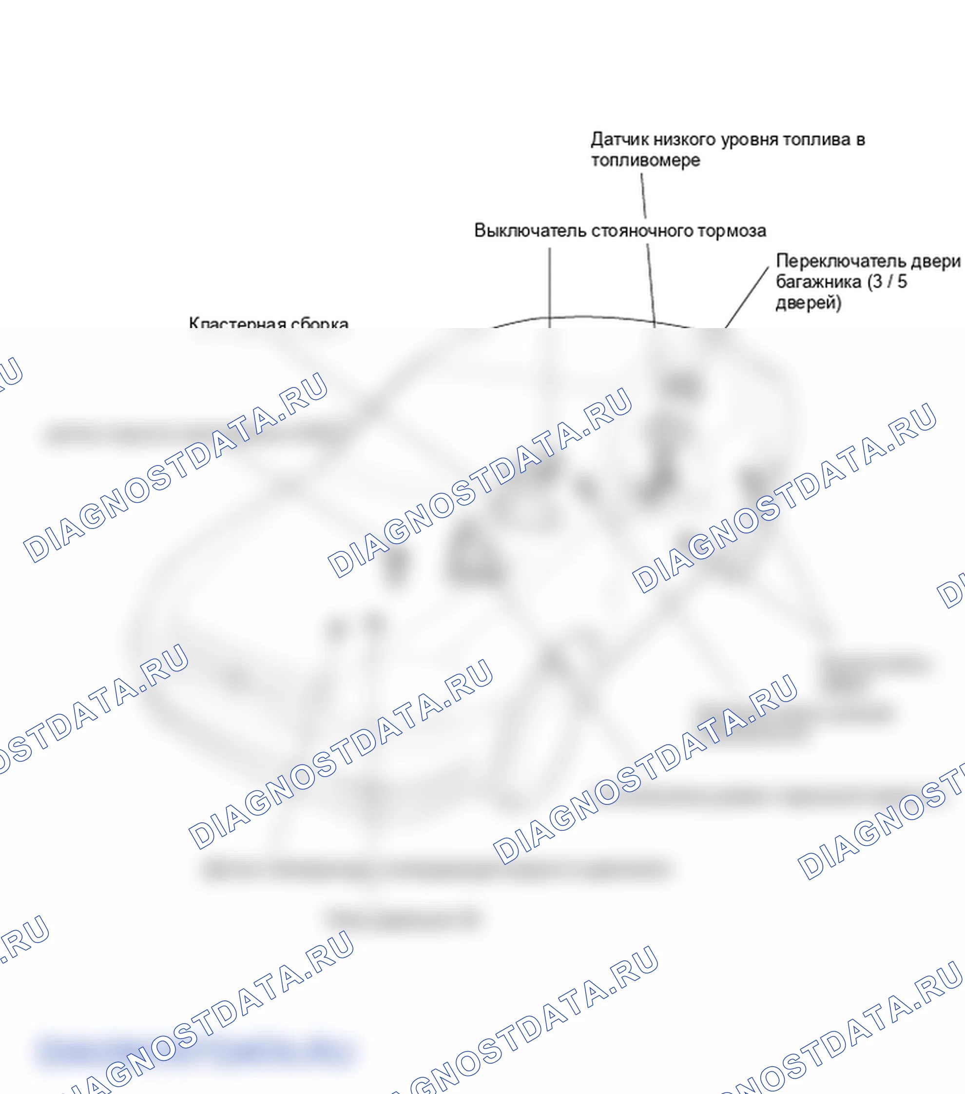 Расположение компонентов и компонентов. Hyundai Accent LC