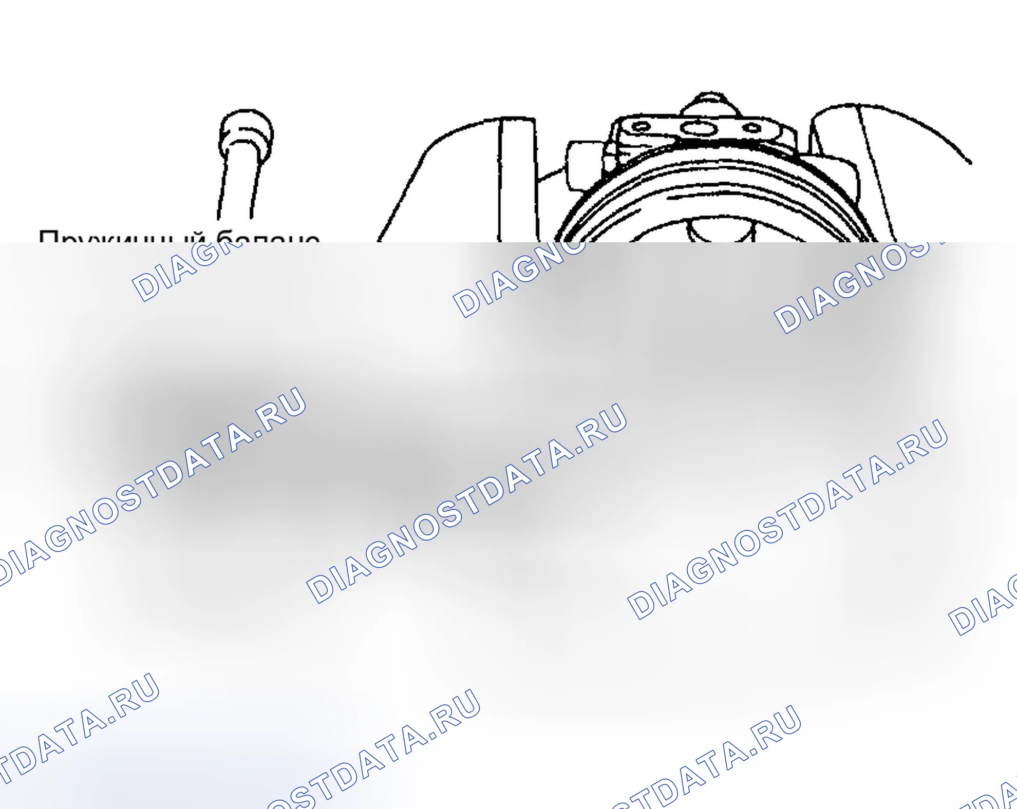 Рис. 127: Измерение сопротивления вращению шкива. Subaru Impreza GD/GC/GG