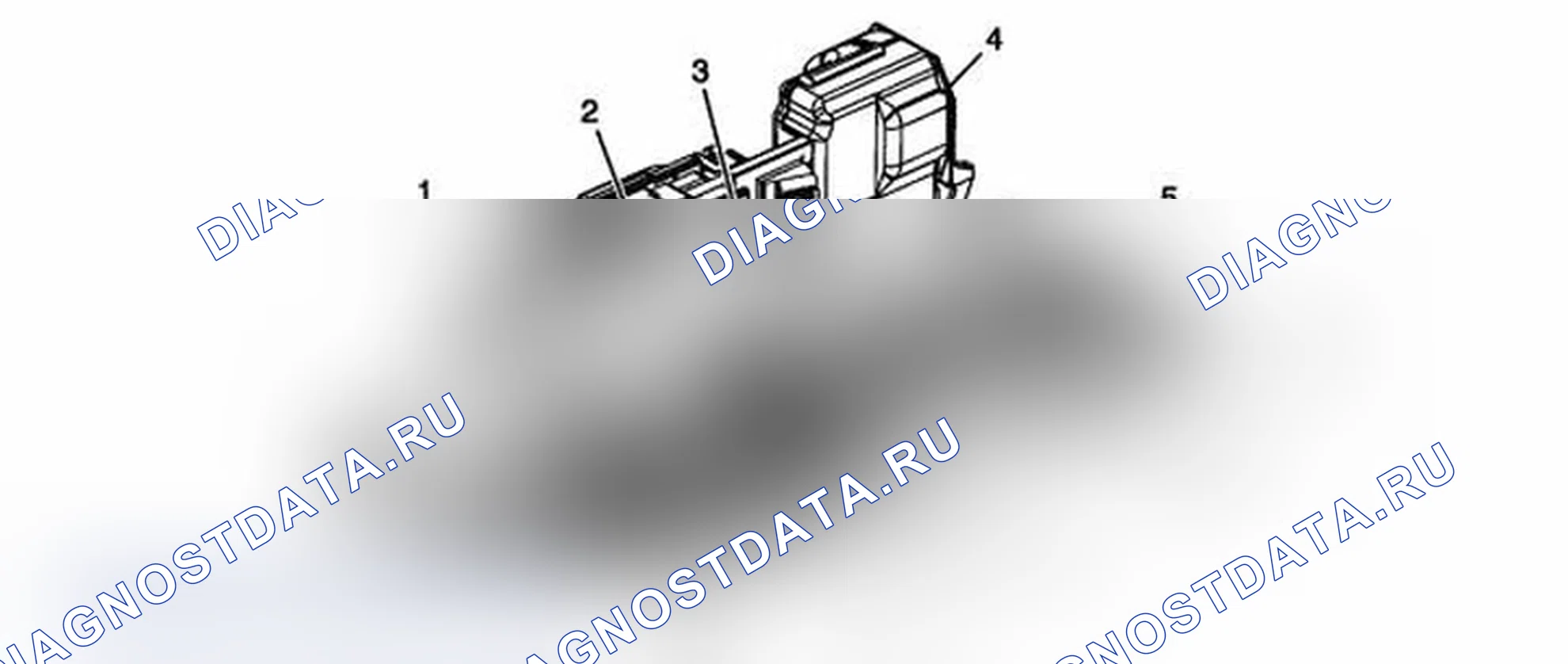 Рис. 34: Узел клапана управляющего соленоида (с корпусом и блок управления трансмиссией (TCM) (блок управления трансмиссией)). Chevrolet Express G1500 