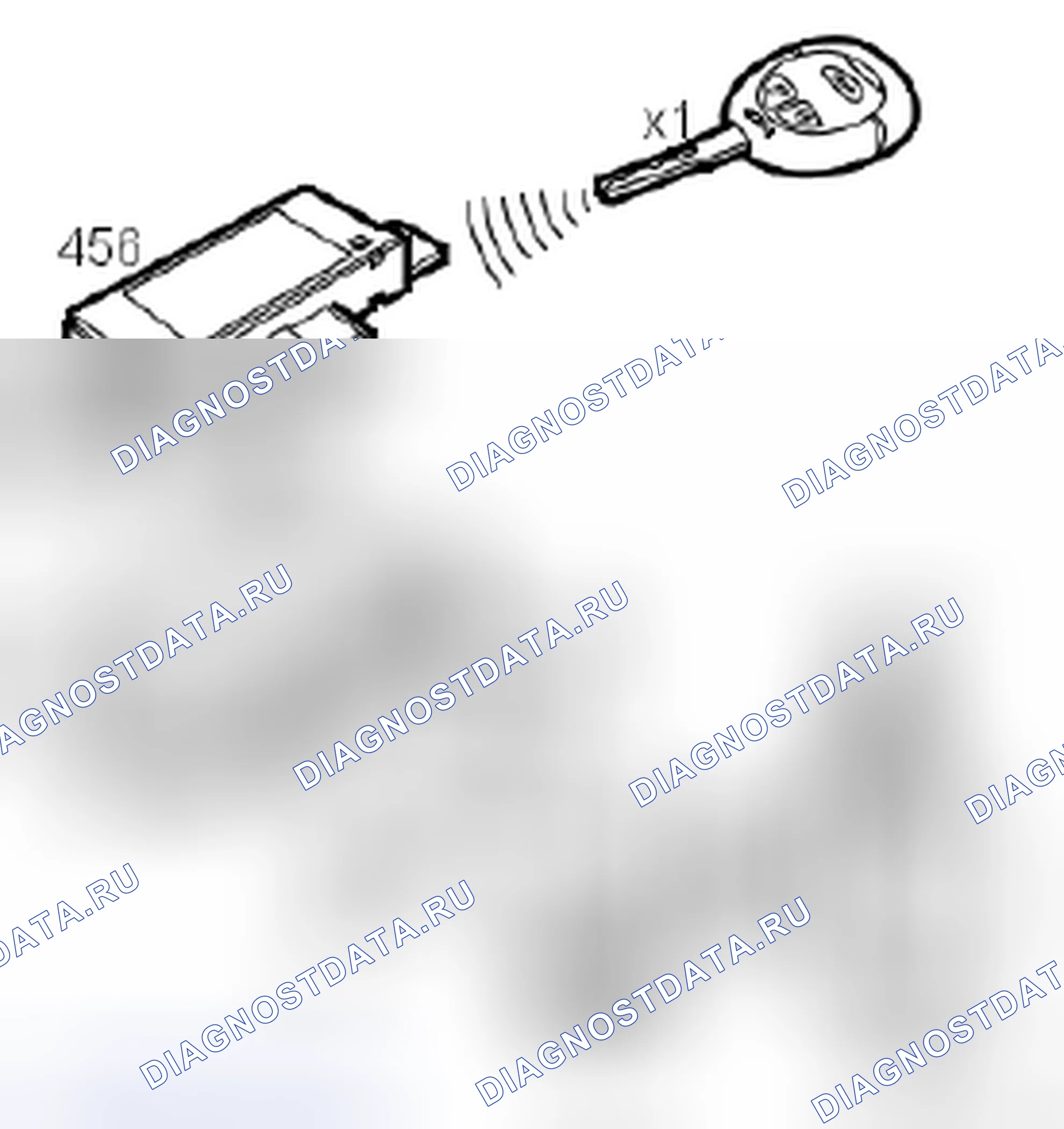 Рис. 247: TSL-блокировка / разблокировка двери багажника (не US / CA). Kia Picanto III