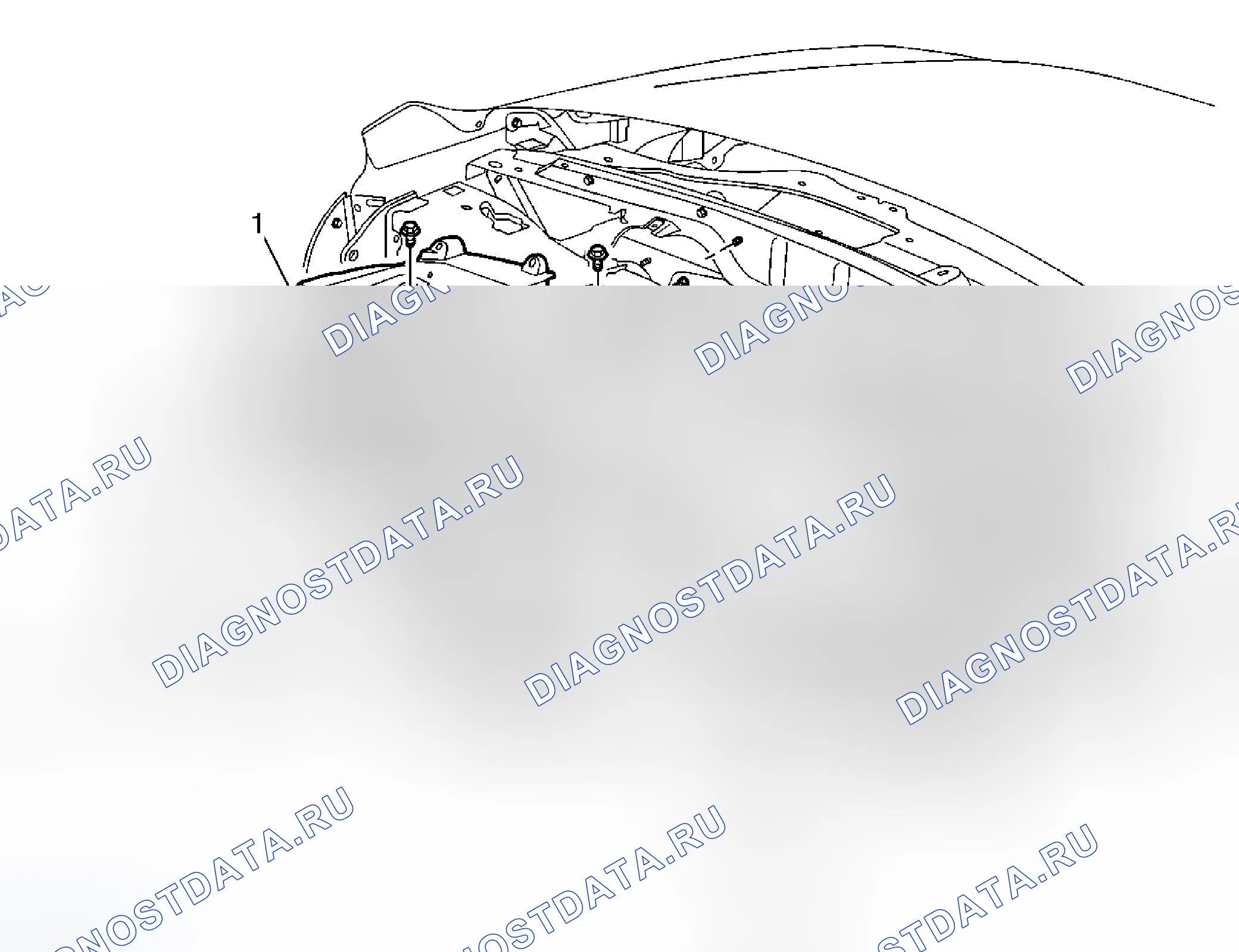 Рис. 24: Замена фиксатора приборной панели (I / P). Chevrolet Cobalt I