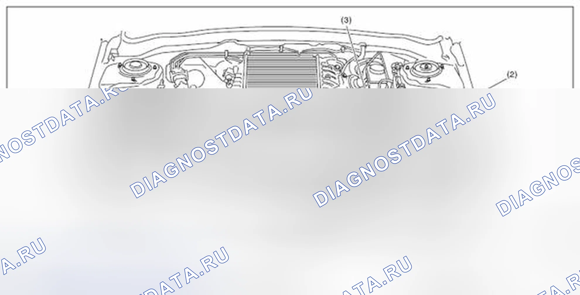Рис. 72: МОТОРНЫЙ ОТСЕК. Subaru Impreza GK