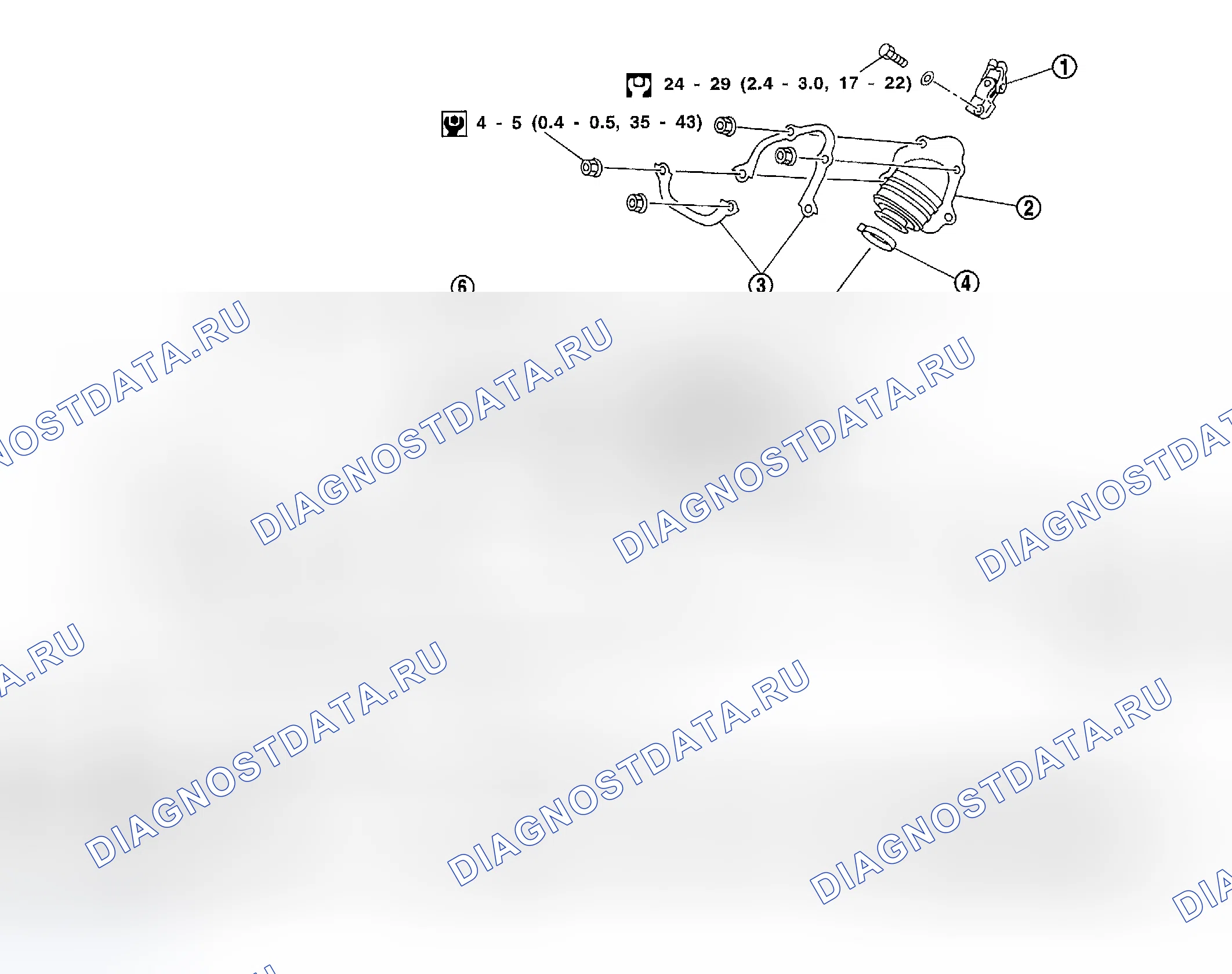 Рис. 15: Демонтаж и монтаж. Nissan Maxima A33