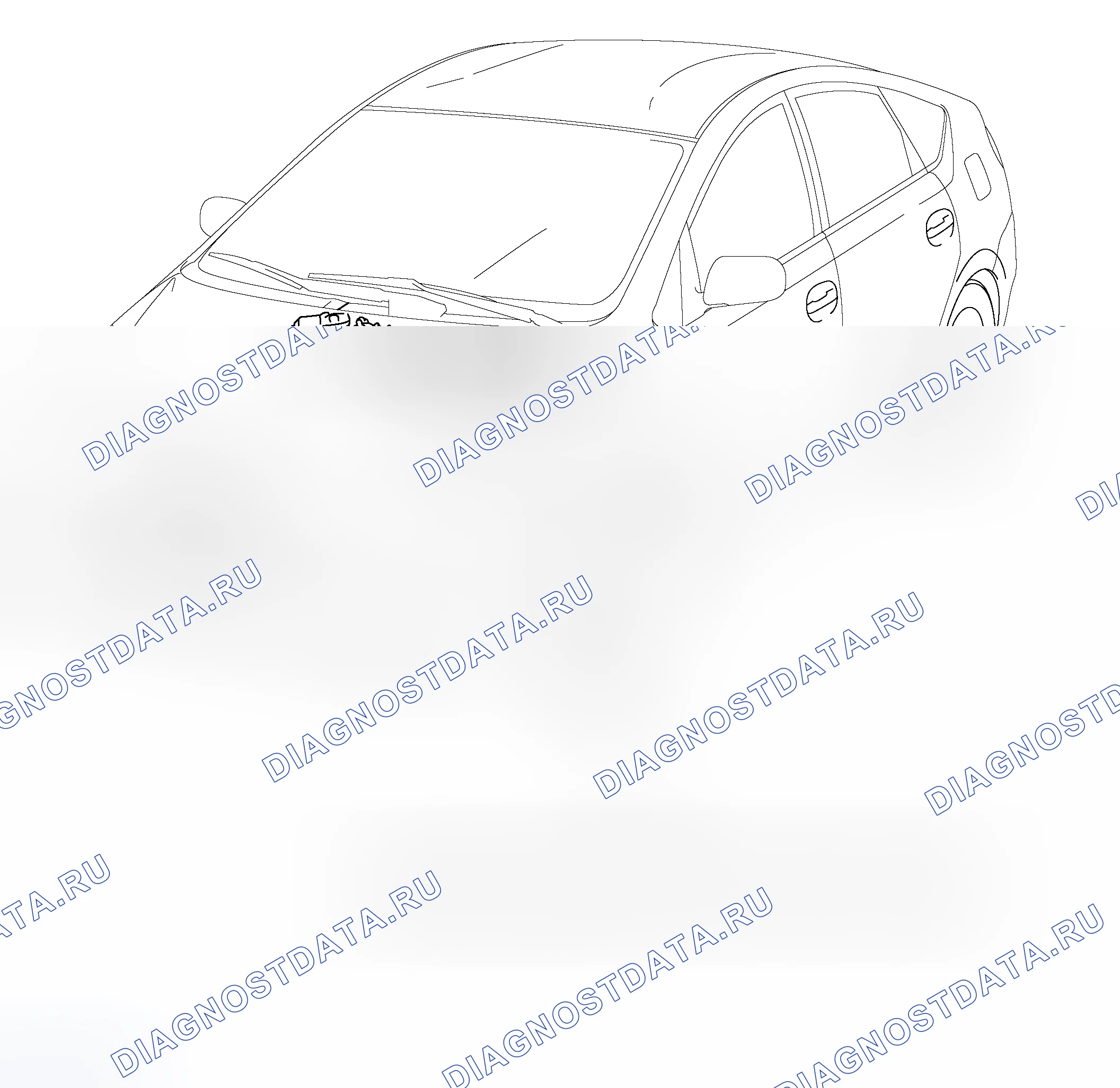 Рис. 1: КОМПОНЕНТЫ. Toyota Prius II рестайлинг