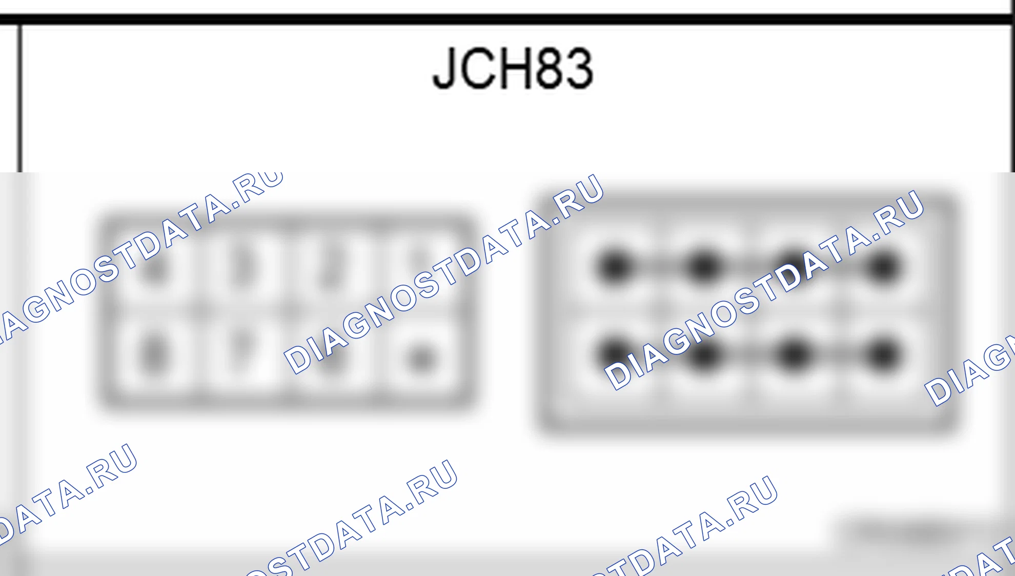 Распиновка разъёма JCH83 — joint connectors. Hyundai Genesis Coupe(Bk)-U.S. I