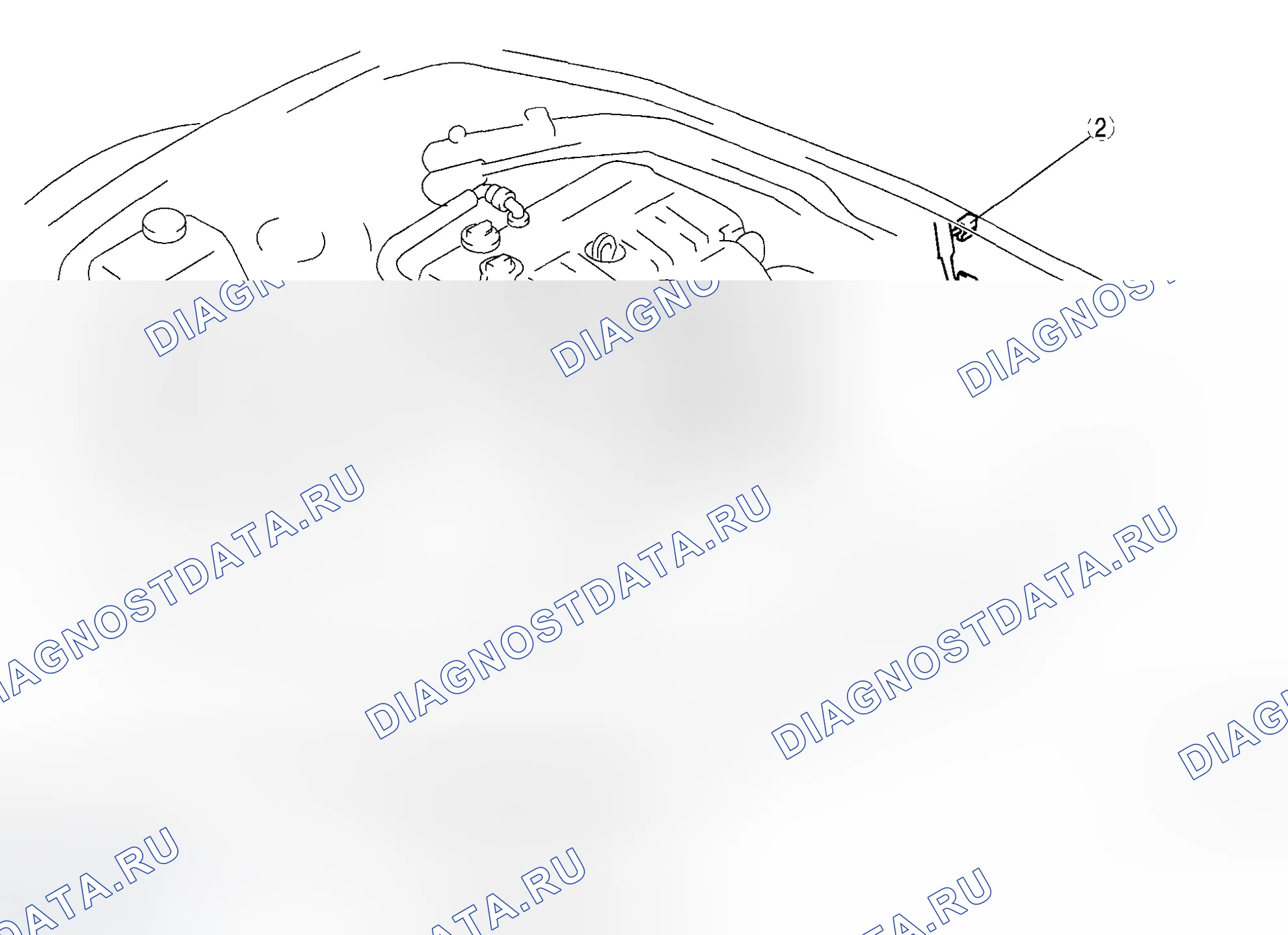 Рис. 1: ИНДЕКС МЕСТОПОЛОЖЕНИЯ СИСТЕМЫ ЗАПУСКА [Lf]. Mazda MX-5 NC рестайлинг
