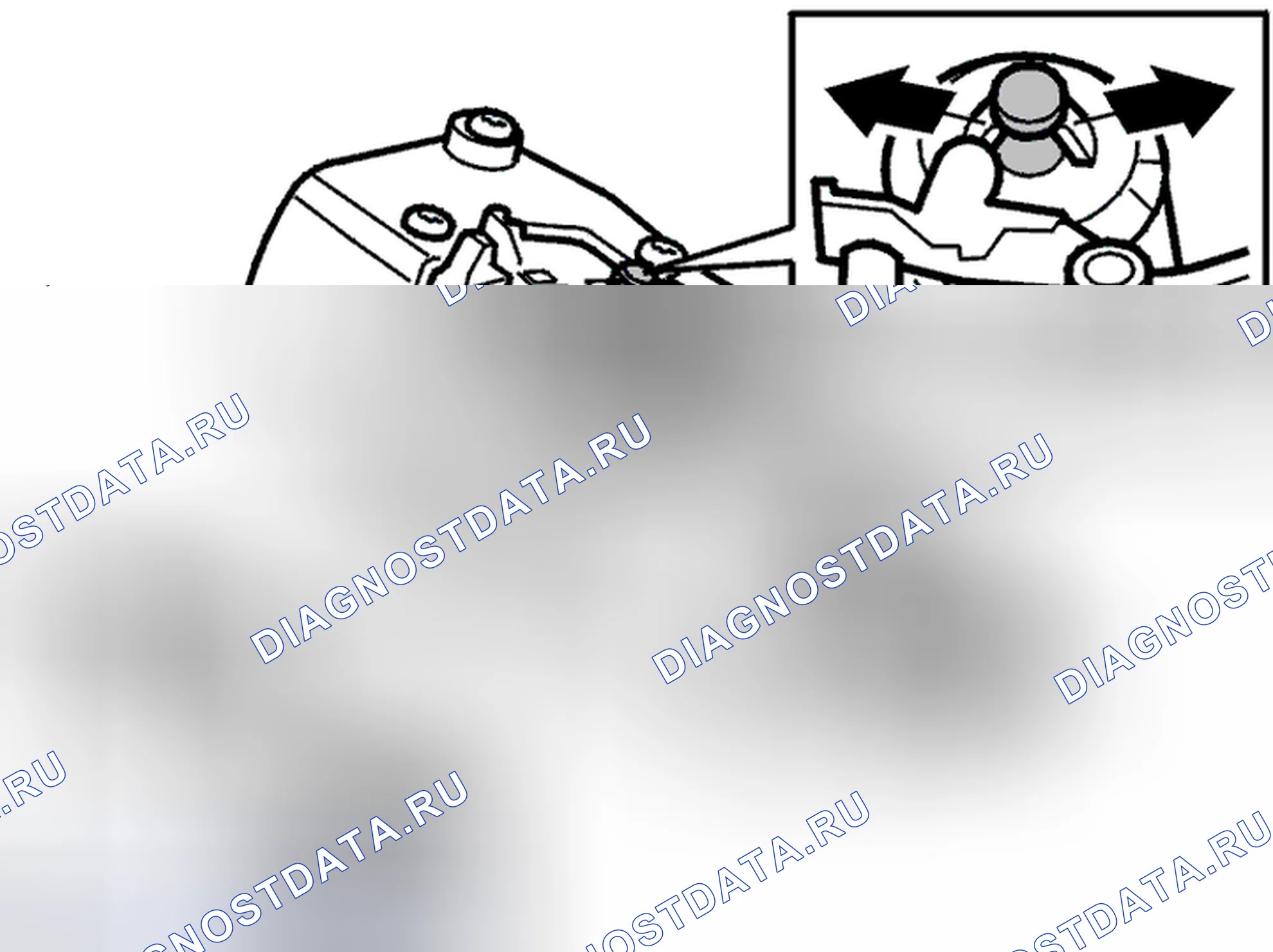 Рис. 1129: Снятие цилиндра замка. Volvo V70 II