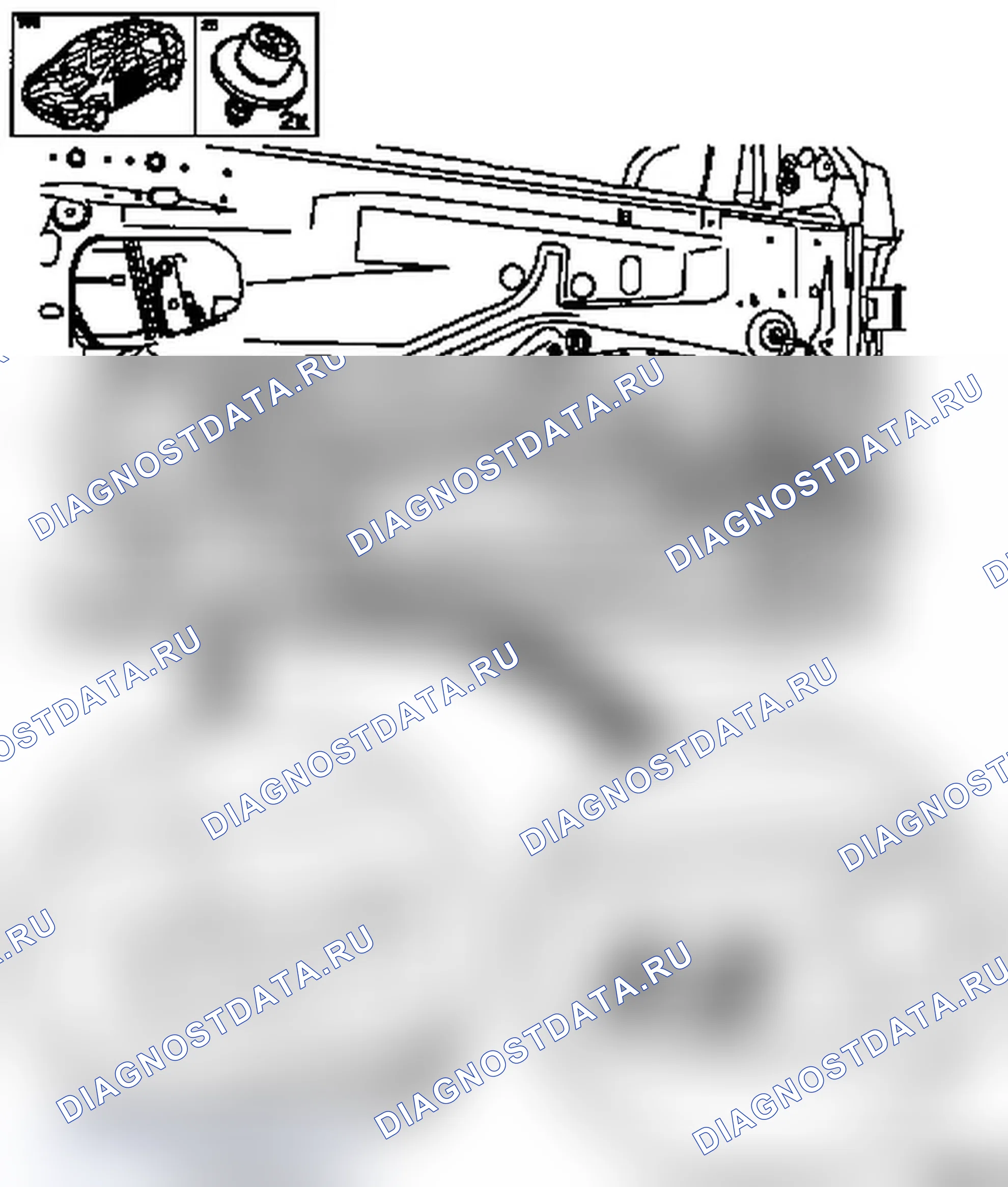 Регулировка подъемного окна передней двери (модель F07). Opel Astra G