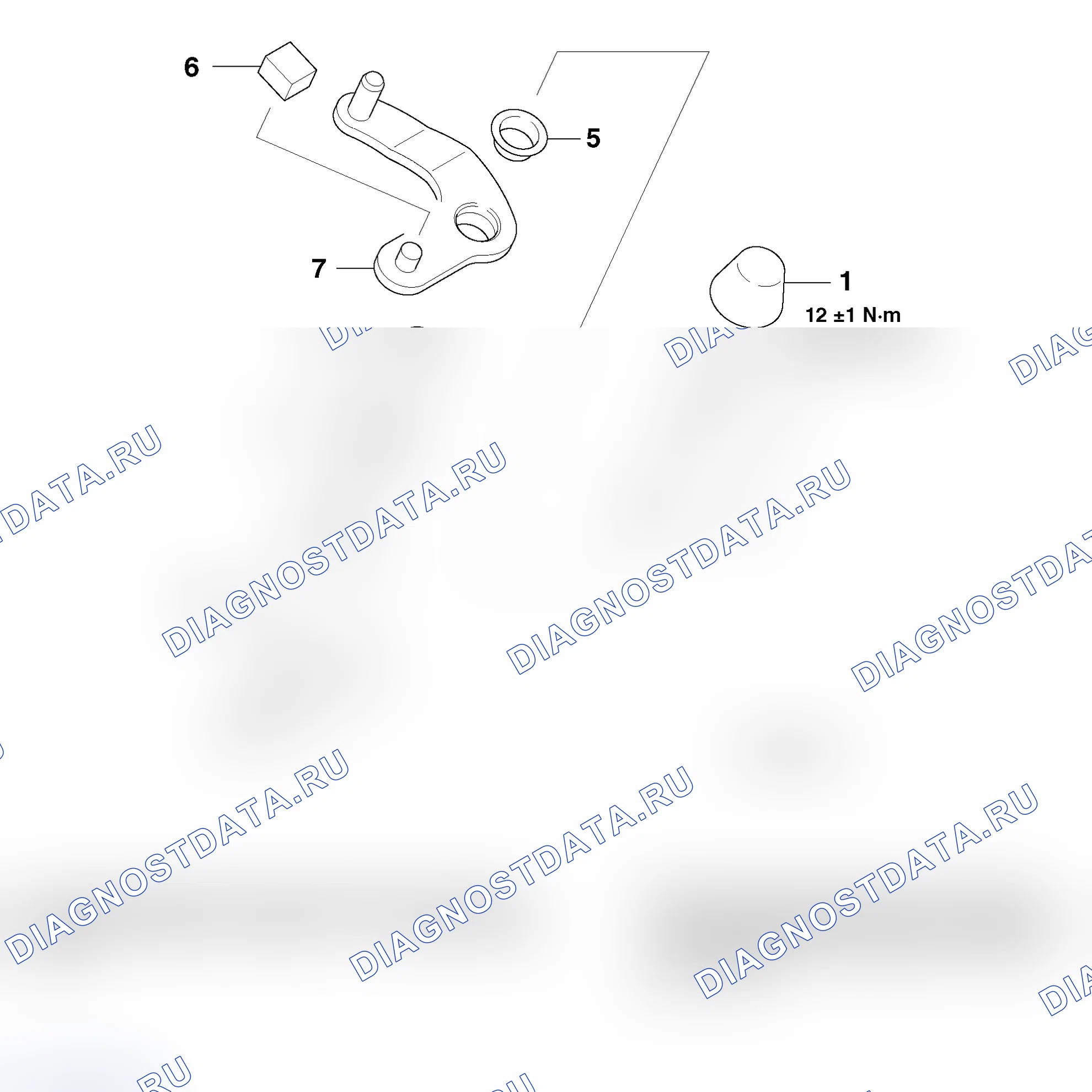 Рис. 154: РАЗБОРКА И СБОРКА. Mitsubishi Lancer Ralliart IX рестайлинг