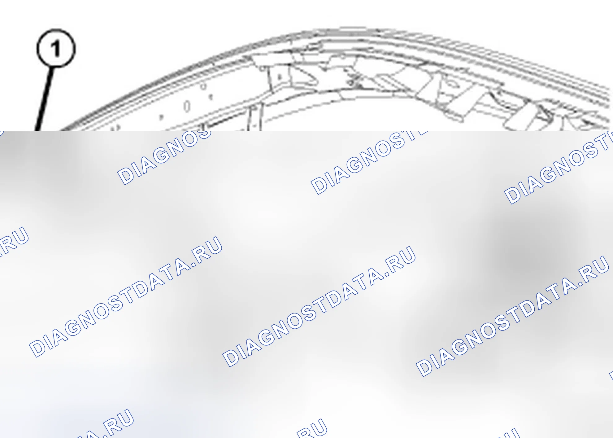 Рис. 369: ВЕРХНЯЯ КРЫШКА. Jeep Compass I