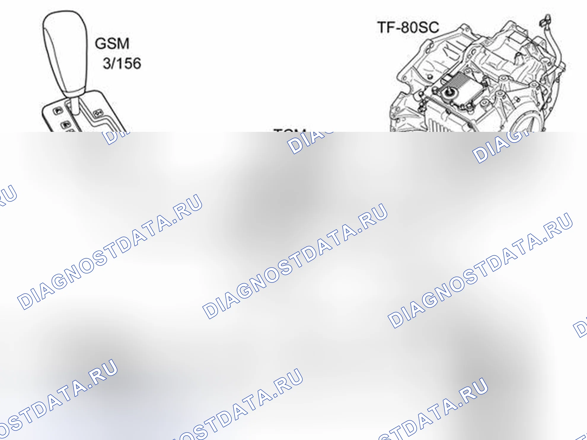 Рис. 171: МОДУЛЬ СЕЛЕКТОРА ПЕРЕДАЧ (GSM). Volvo S80 II рестайлинг