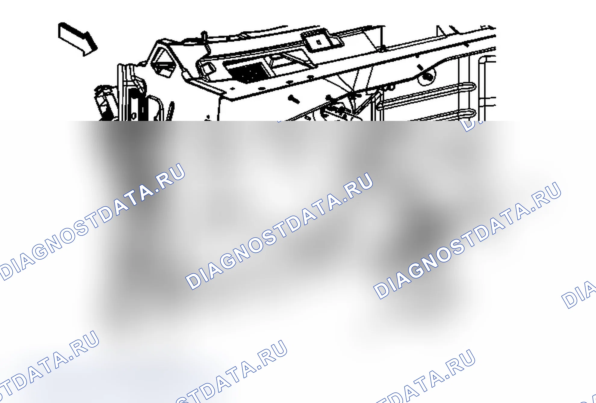 Рис. 22: Замена аккумулятора кондиционера (HP2). Chevrolet Tahoe III