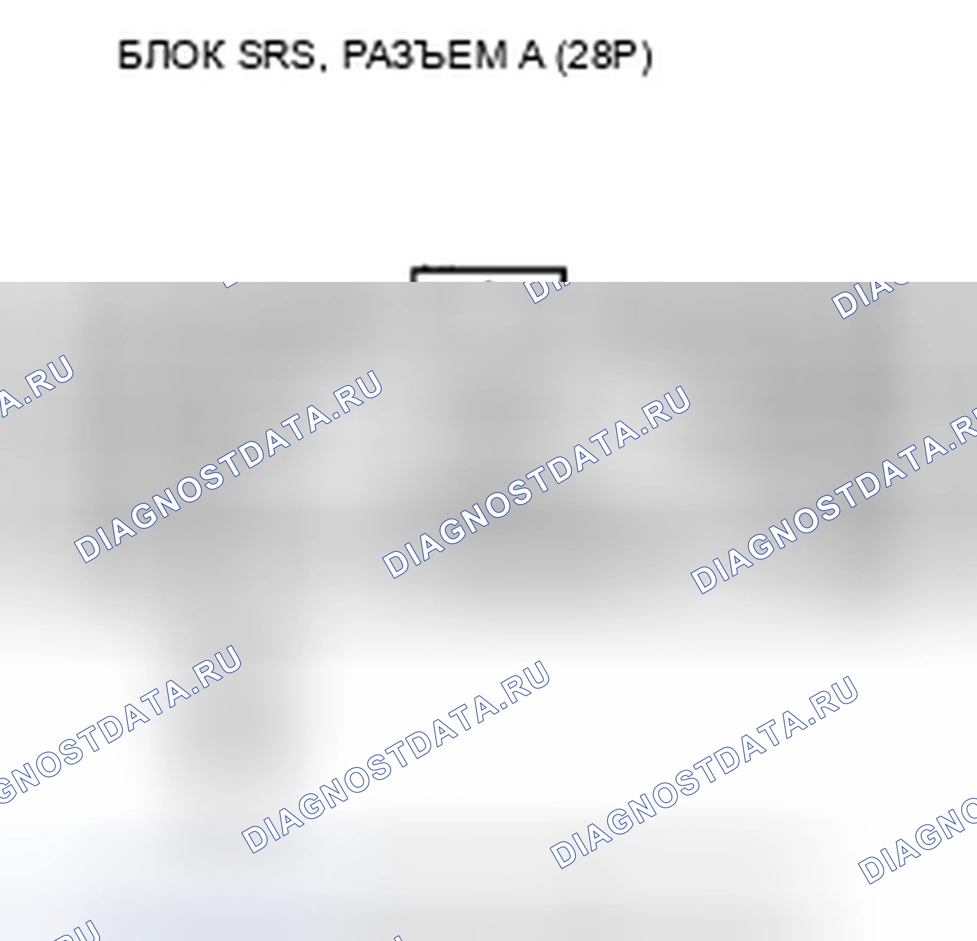 Рис. 507: расшифровка кода ошибки 92-1x (" x " может быть от 0 до 9 или от A до F): короткое замыкание на питание в индикаторе отсечки подушки безопасности пассажира. Honda Civic VIII рестайлинг