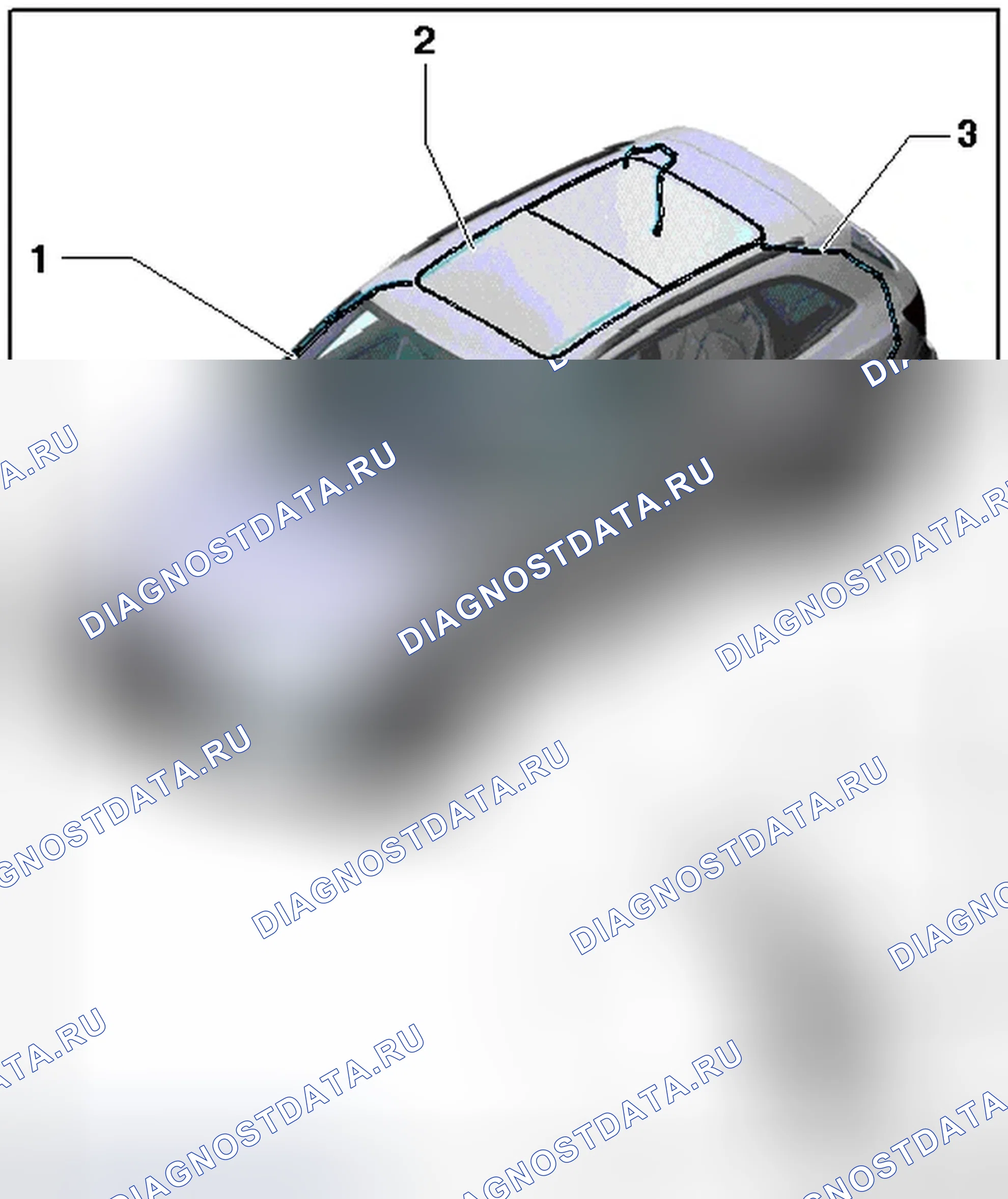 Рис. 4: ШЛАНГИ ДЛЯ СЛИВА ВОДЫ, ОЧИСТКА. Audi Q5 I