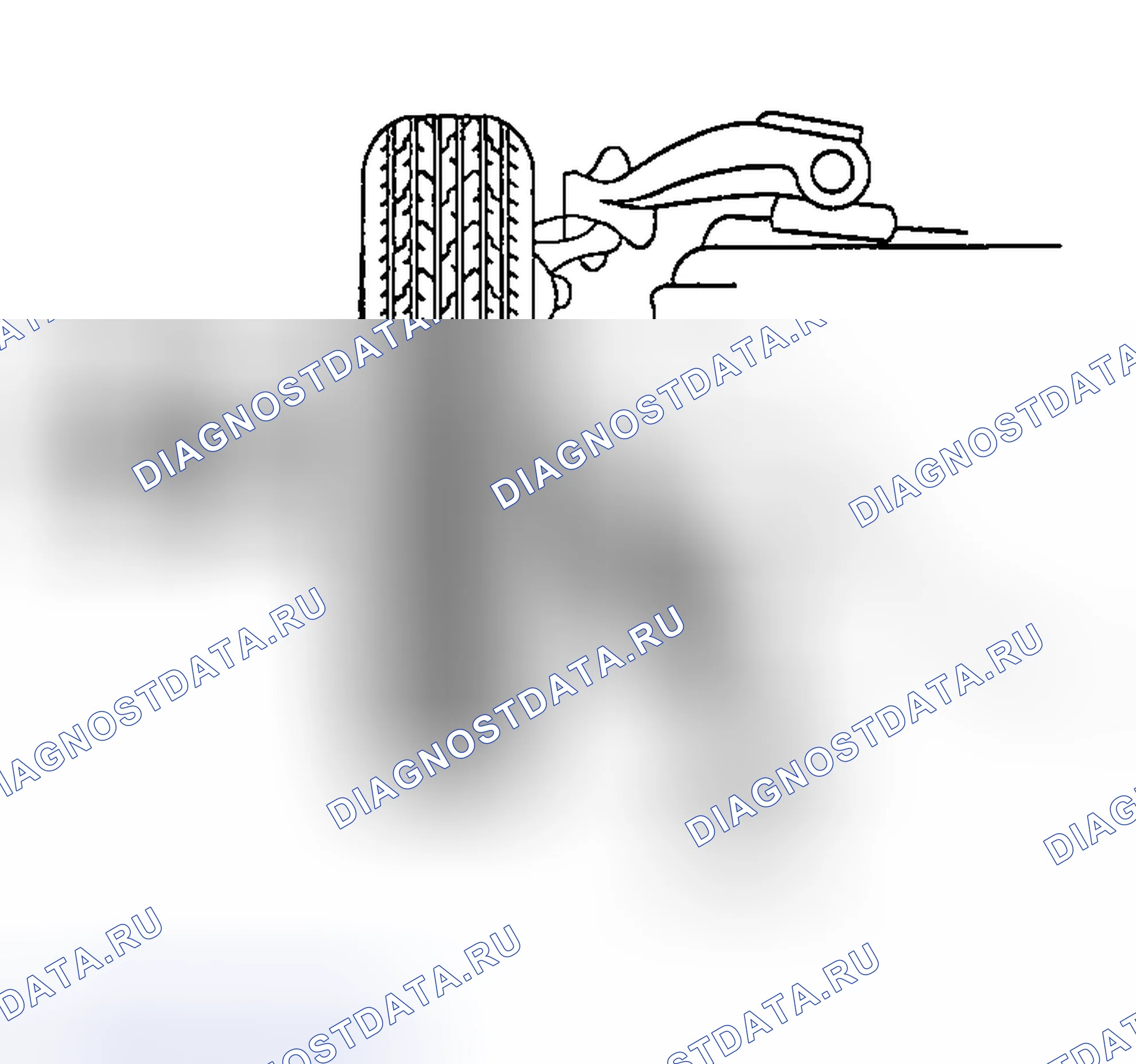 Рис. 18: Инспекция шарового шарнира. Hyundai Nexo I