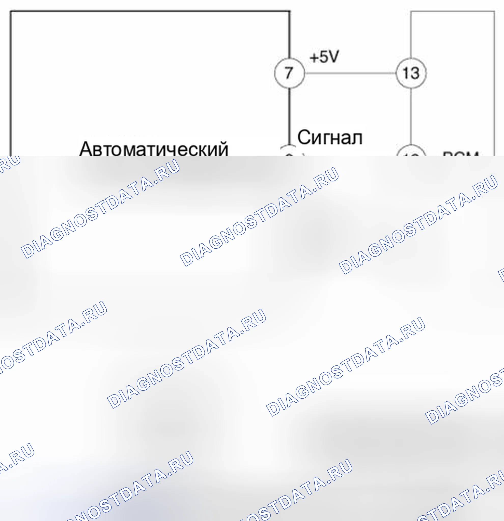 Рис. 45: Принципиальная схема. Hyundai Santa Fe II рестайлинг