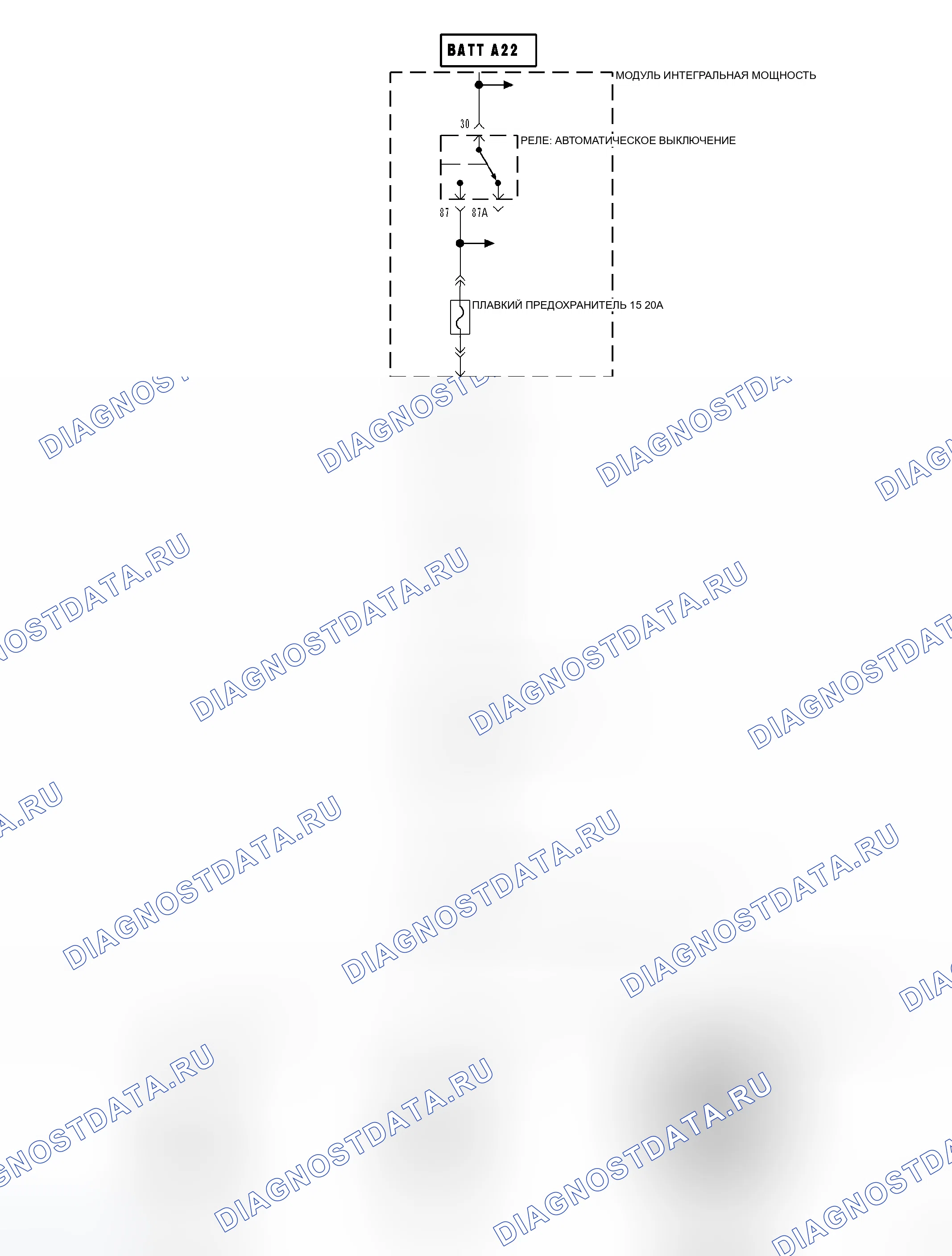 Рис. 620: Принципиальная схема. Dodge Magnum I