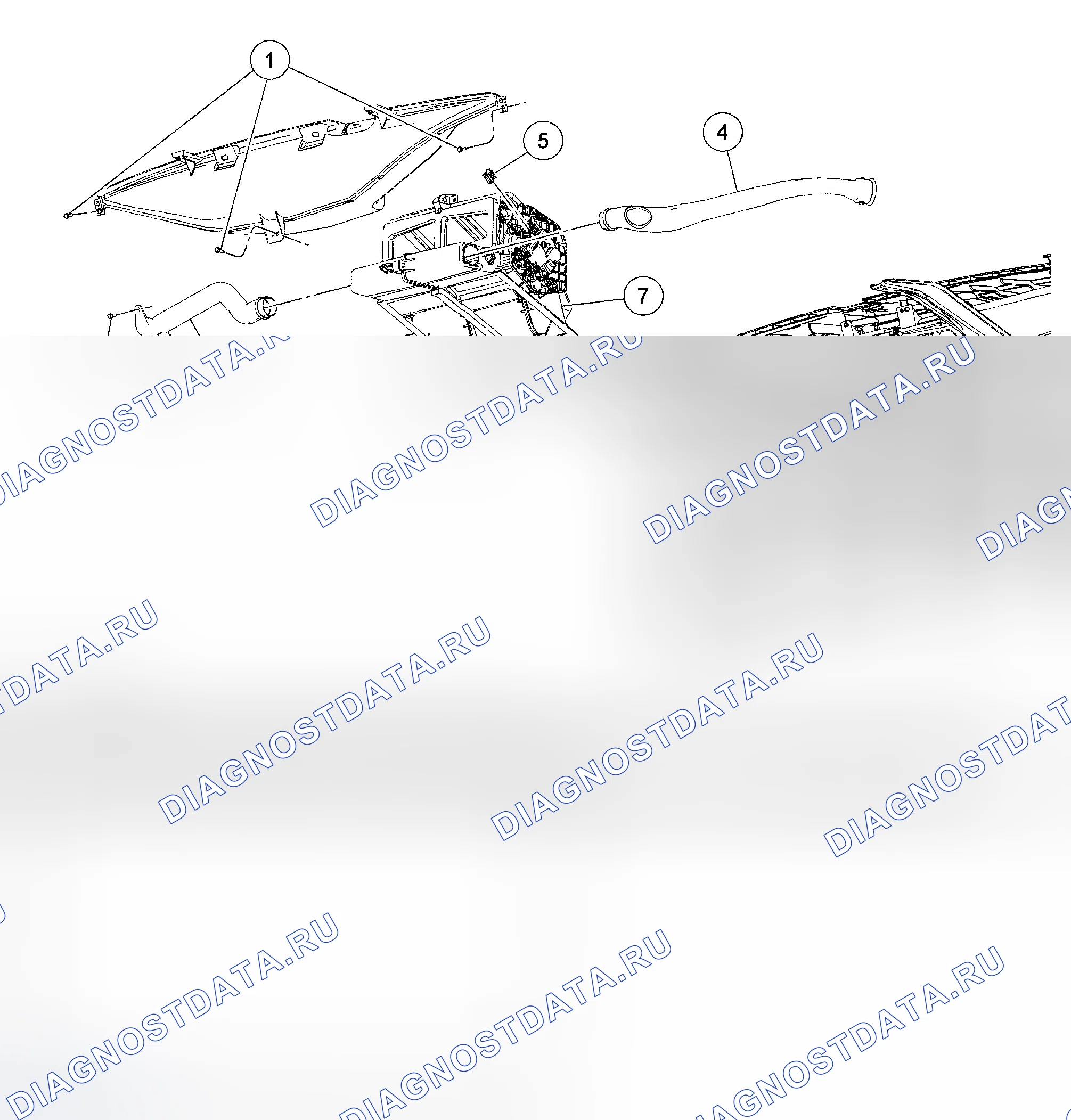 Рис. 278: Приточная камера. Hyundai Mistra I рестайлинг