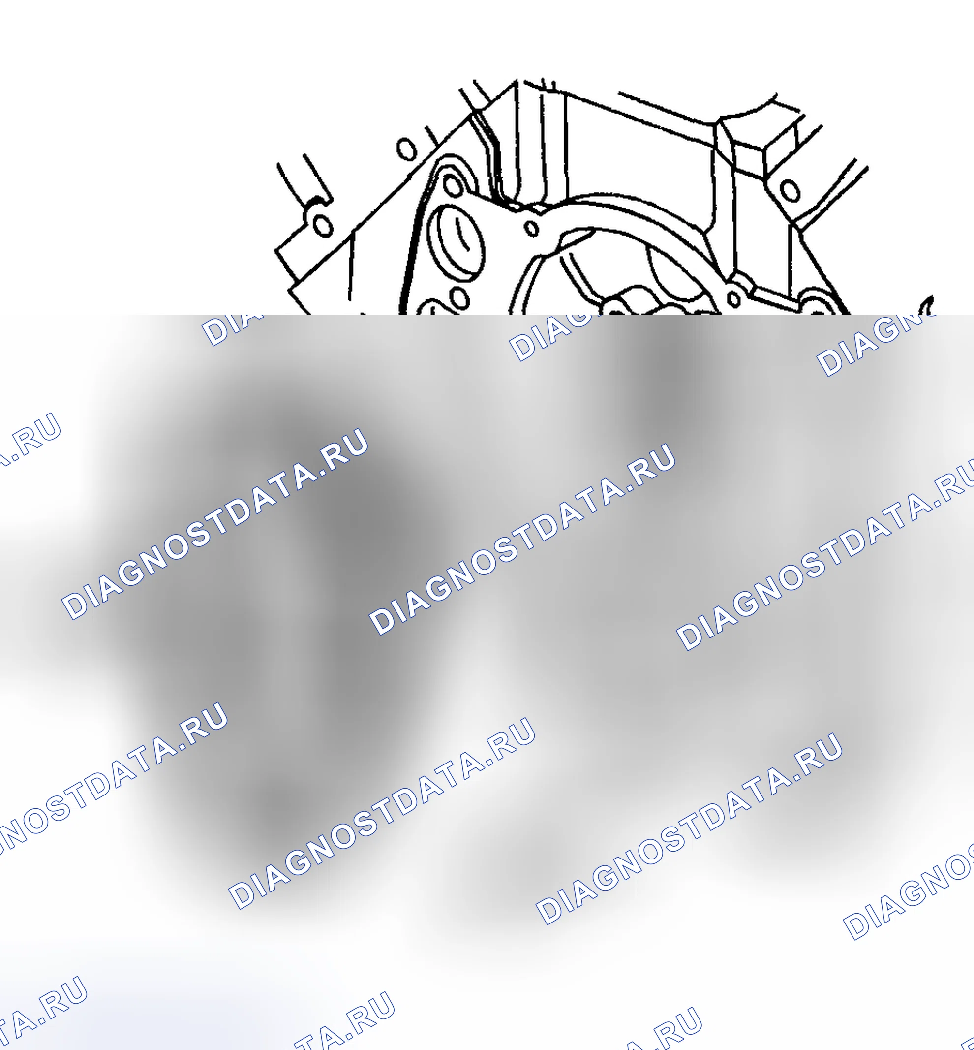 Рис. 866: Удаление цепи синхронизации и звездочек. GMC Cab & Chassis Sierra 3500 GMT800 early
