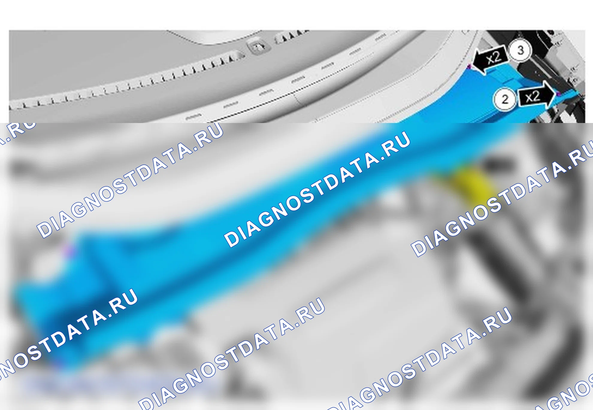 Как снять и установить панель обтекателя. Ford Grand C-MAX II рестайлинг