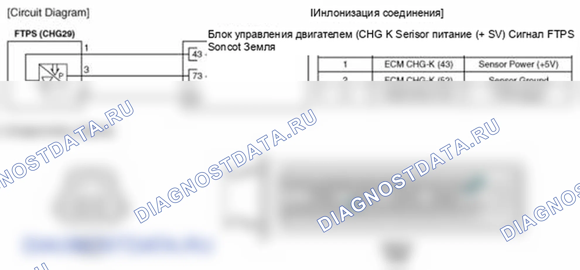 Рис. 75: Принципиальная схема. Hyundai Santa Fe II рестайлинг