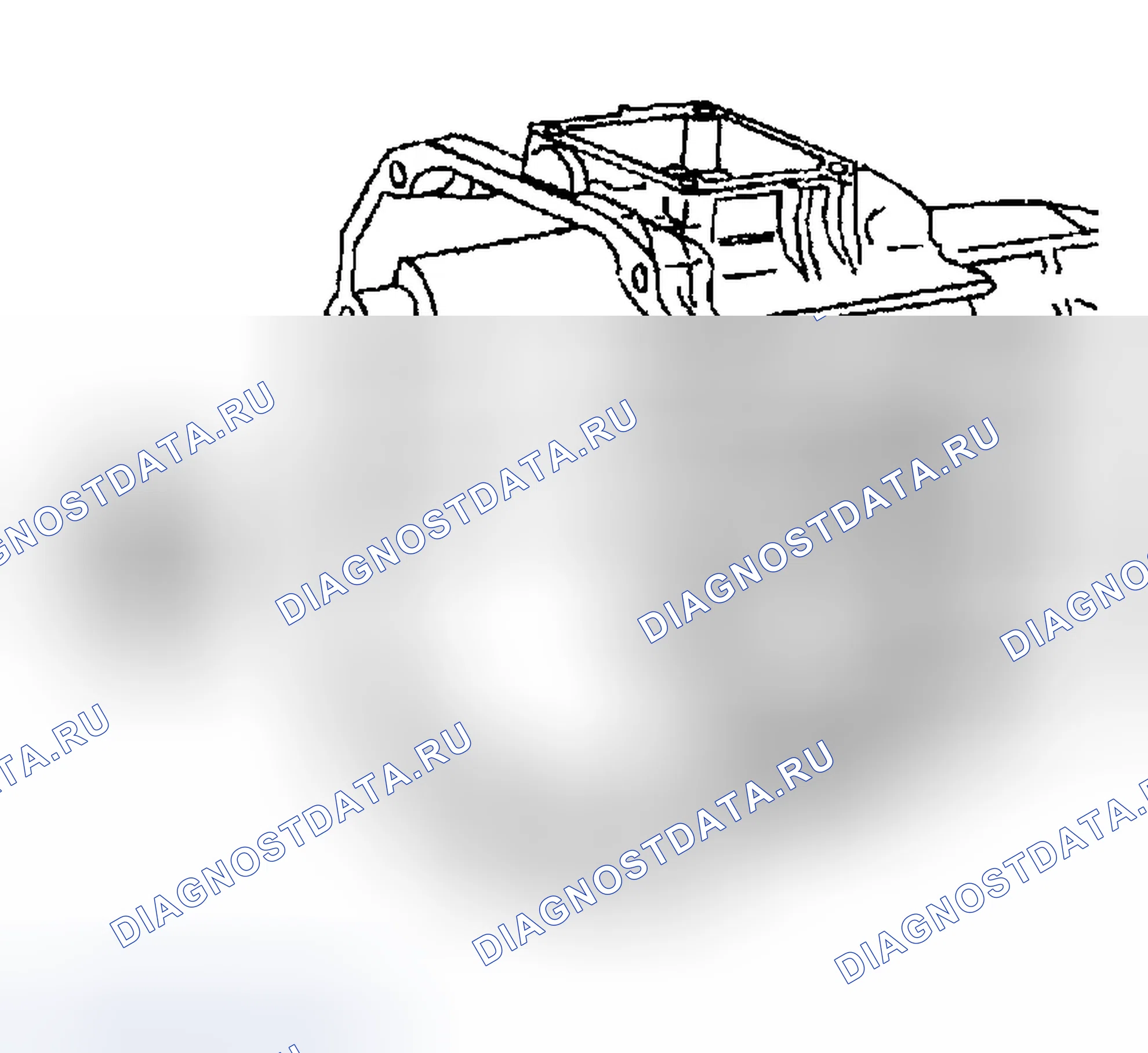 Рис. 90: Задний корпус в сборе. Chevrolet Silverado 1500 HD 