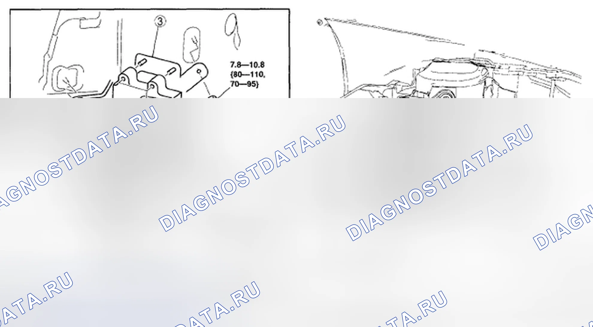 Рис. 29: ДЕМОНТАЖ / МОНТАЖ МУП [Mzi-3.7]. Mazda CX-9 I