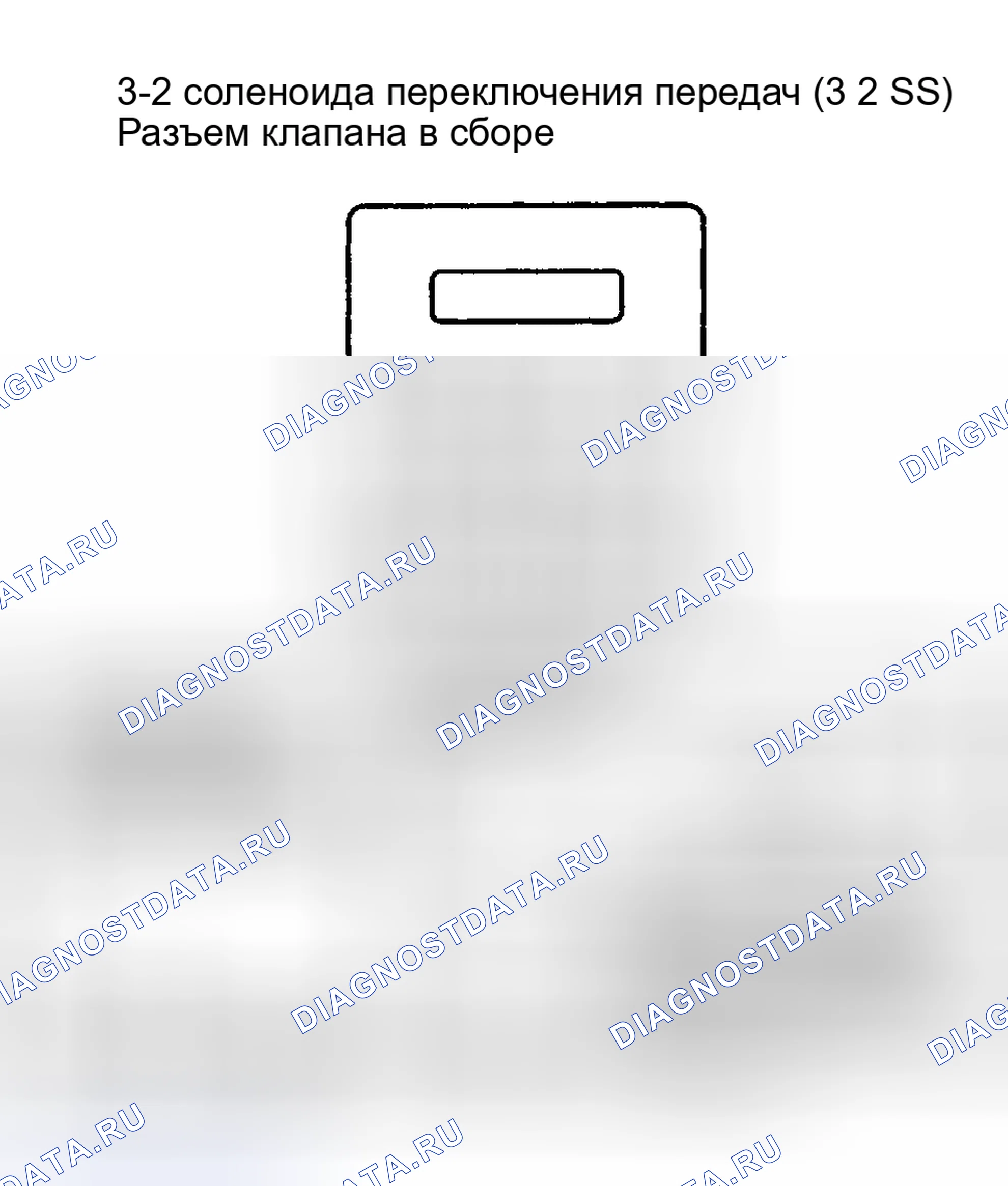Рис. 242: 3-2 СОЛЕНОИД ПЕРЕКЛЮЧЕНИЯ (3-2 SS) КЛАПАН В СБОРЕ. Chevrolet Chevy Express G1500 