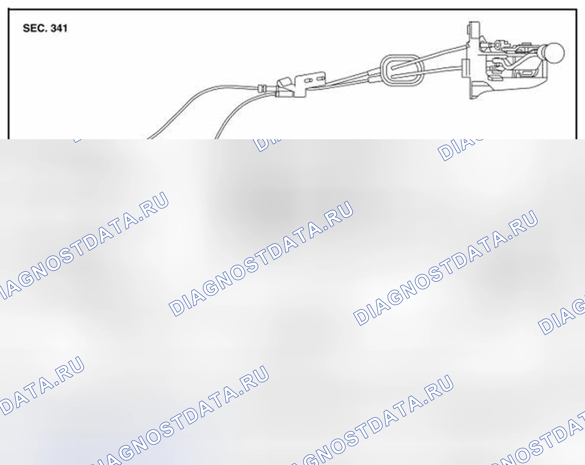 Рис. 406: Компонент устройства управления и кабель. Nissan Sentra B16 рестайлинг