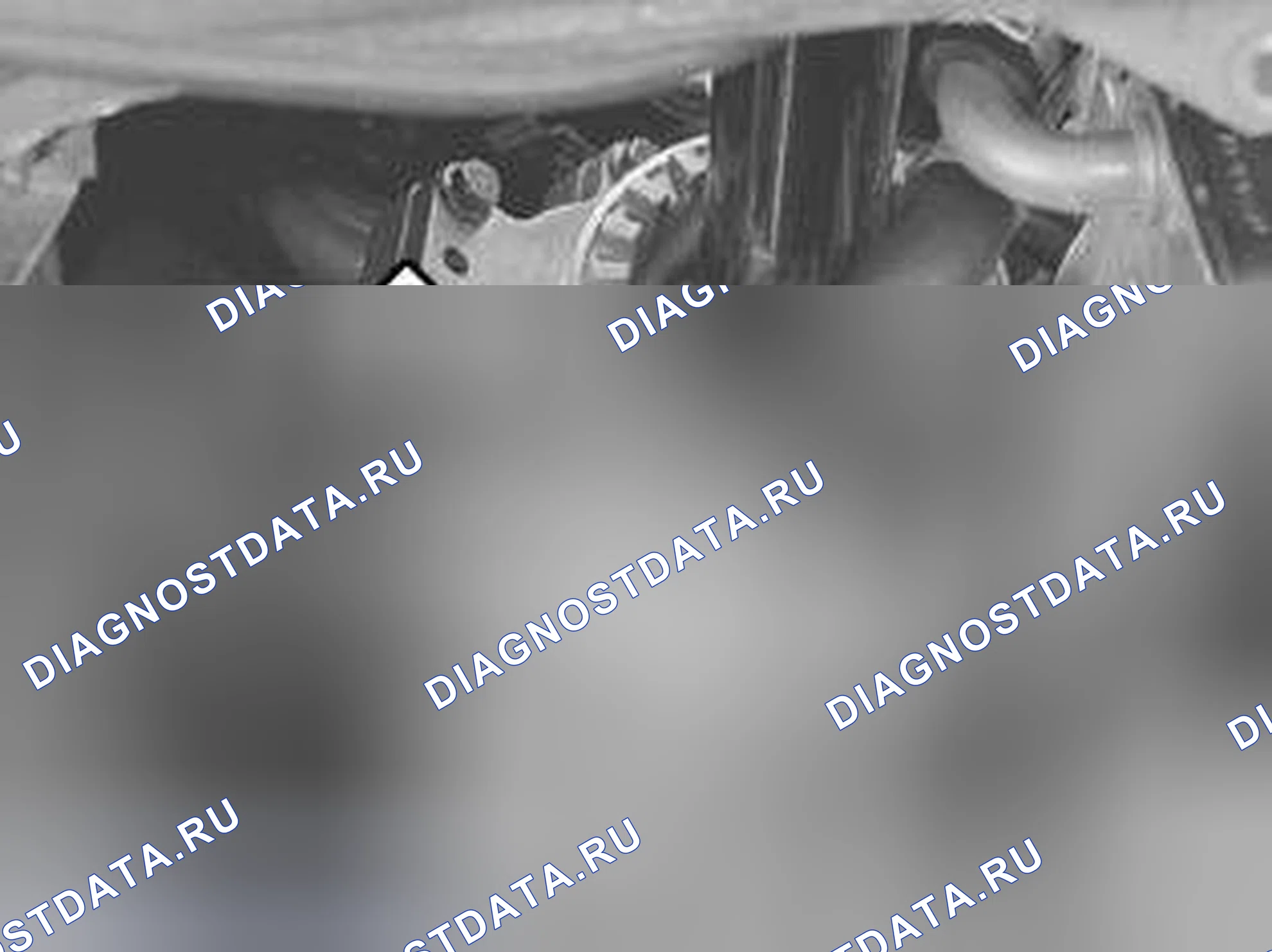 Рис. 254: Проверка уровня масла в конической передаче. Volvo V70 II