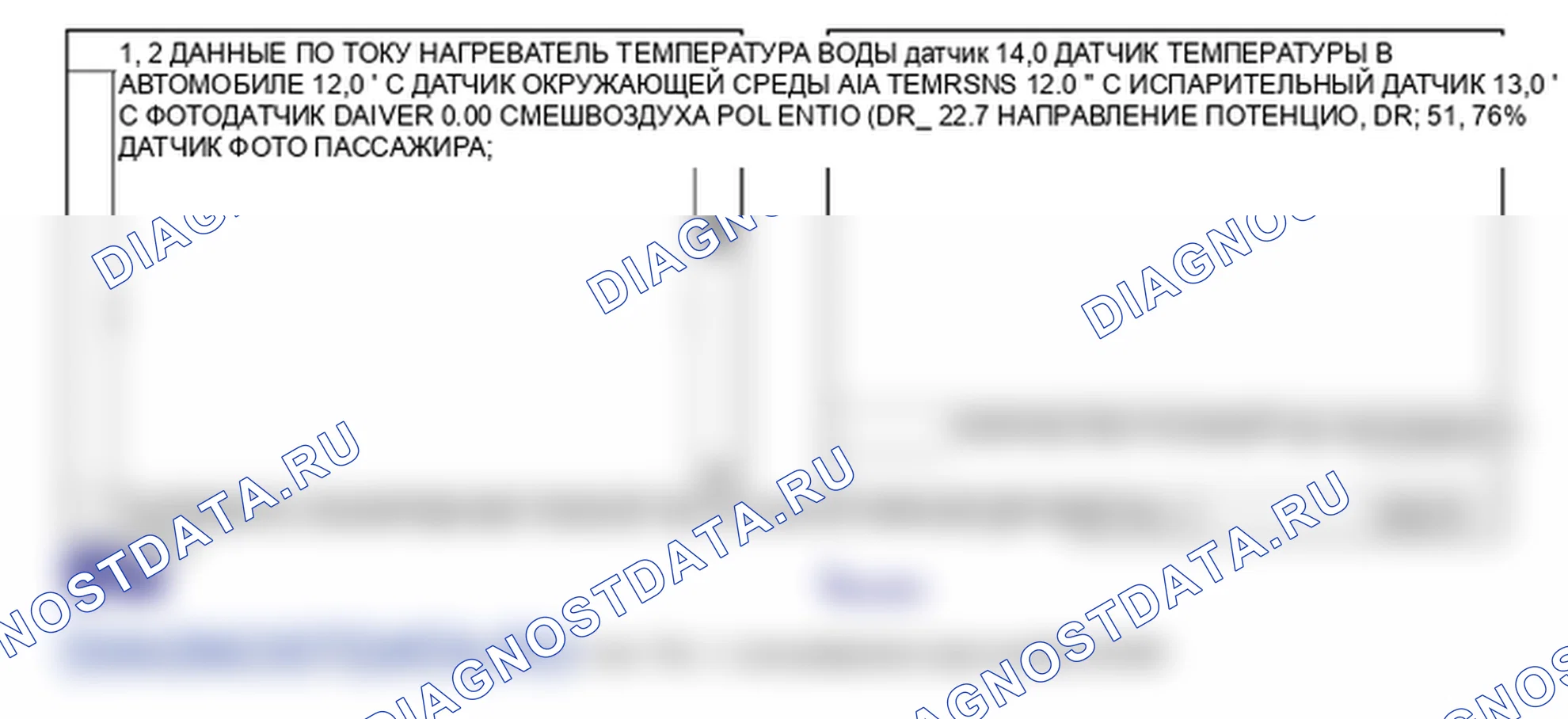 Данные диагностического сканера — B2406. Hyundai Santa Fe CM