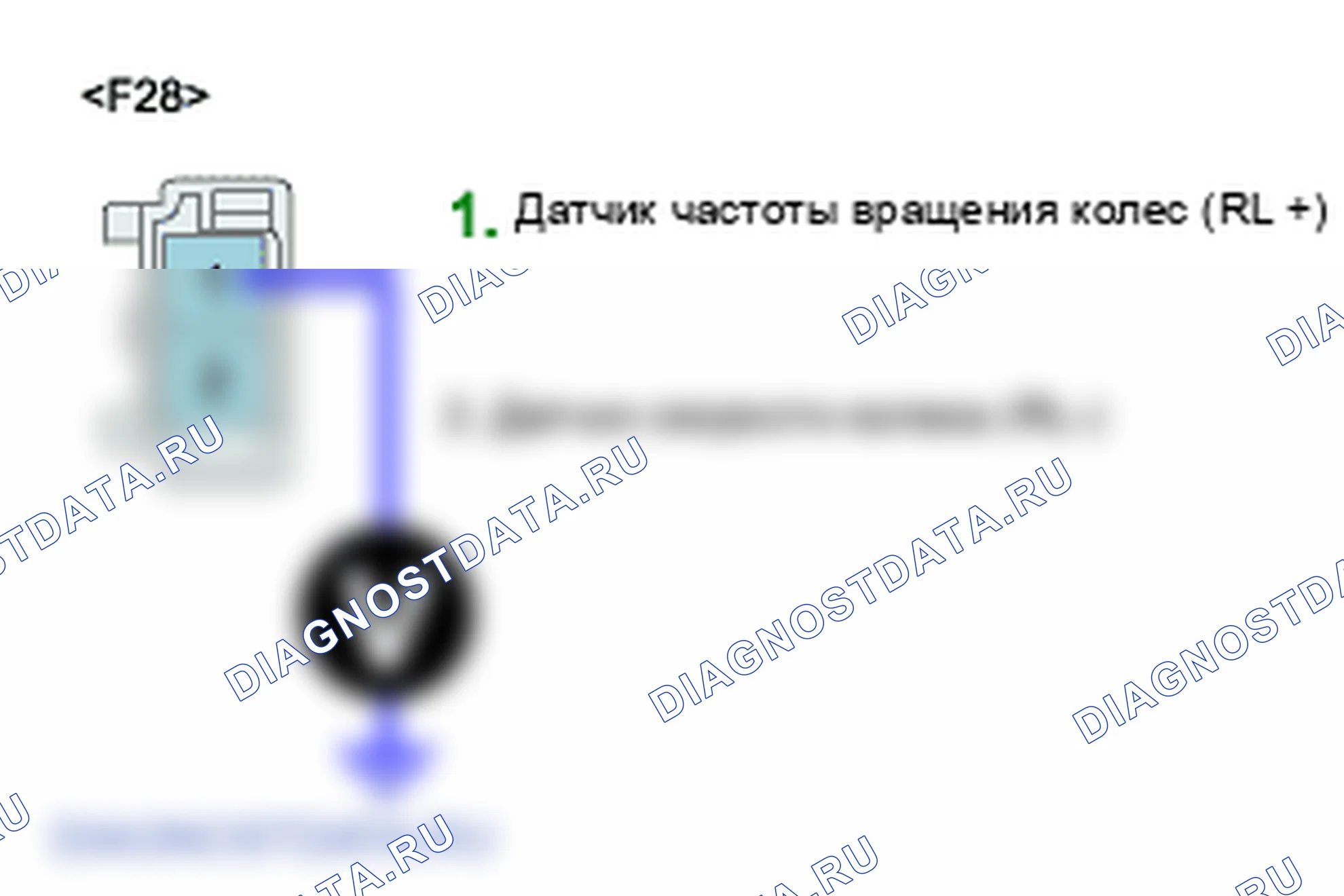 C1206: Датчик скорости колеса задний-левый обрыв/замыкание. Hyundai Santa Fe CM