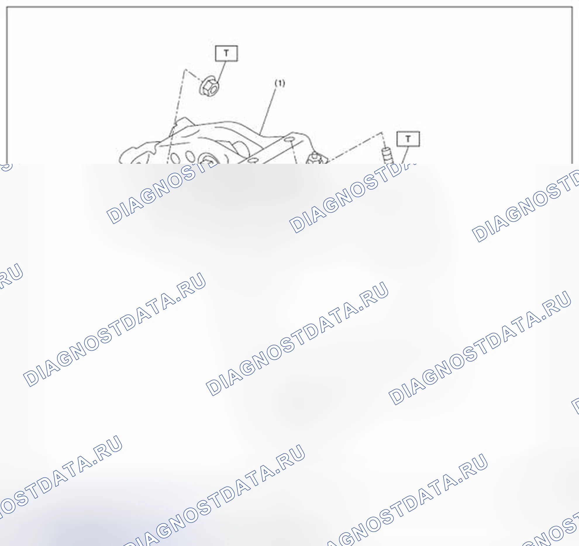 Рис. 16: ПЕДАЛЬ ТОРМОЗА. Subaru Impreza GK