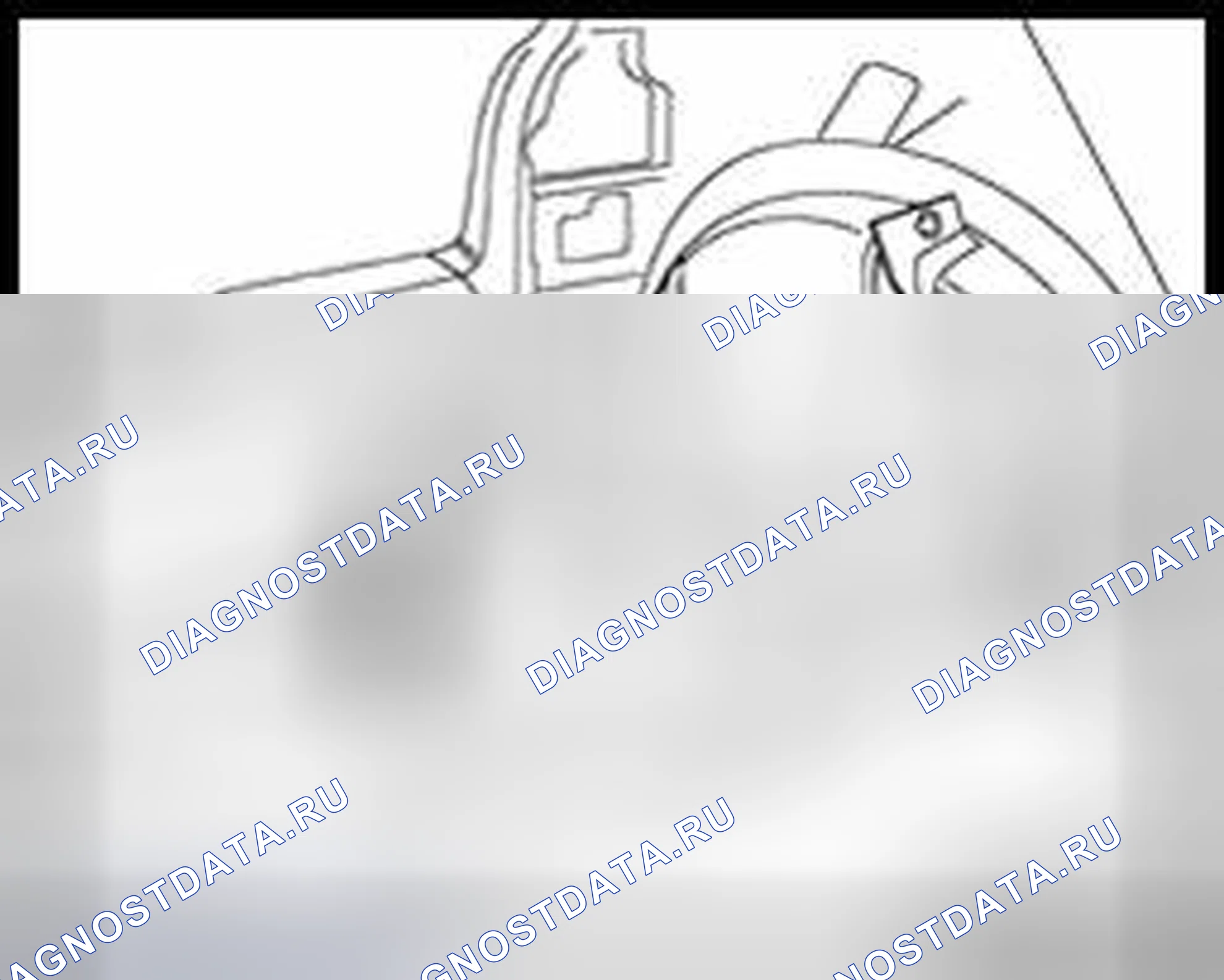 Рис. 4: Наклейка с данными о транспортном средстве. Volkswagen Golf Mk4