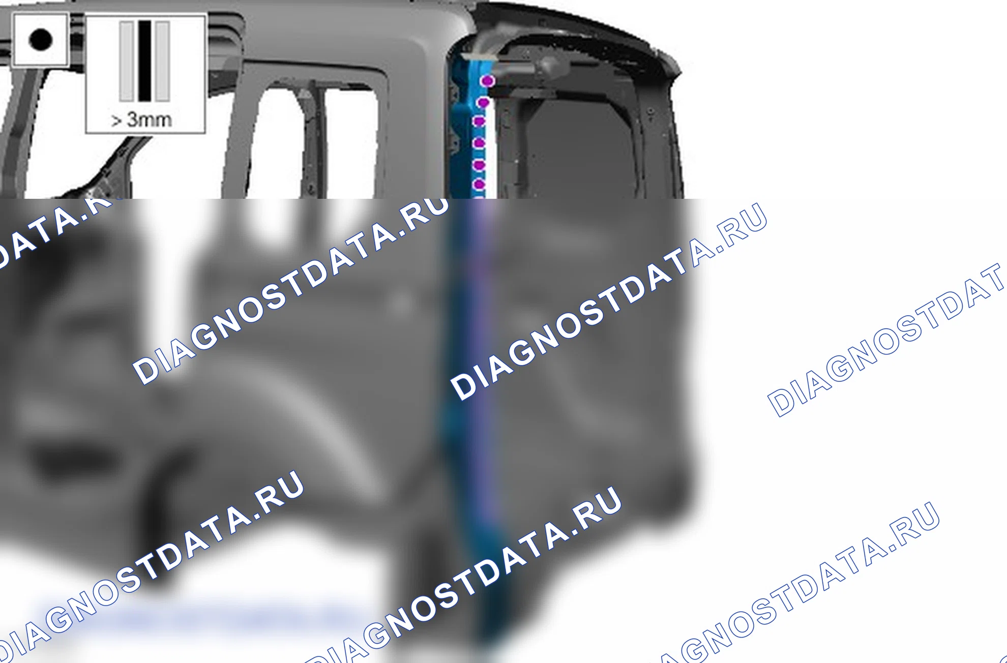 Как снять и установить панель крепления заднего фонаря. Ford Transit Connect II