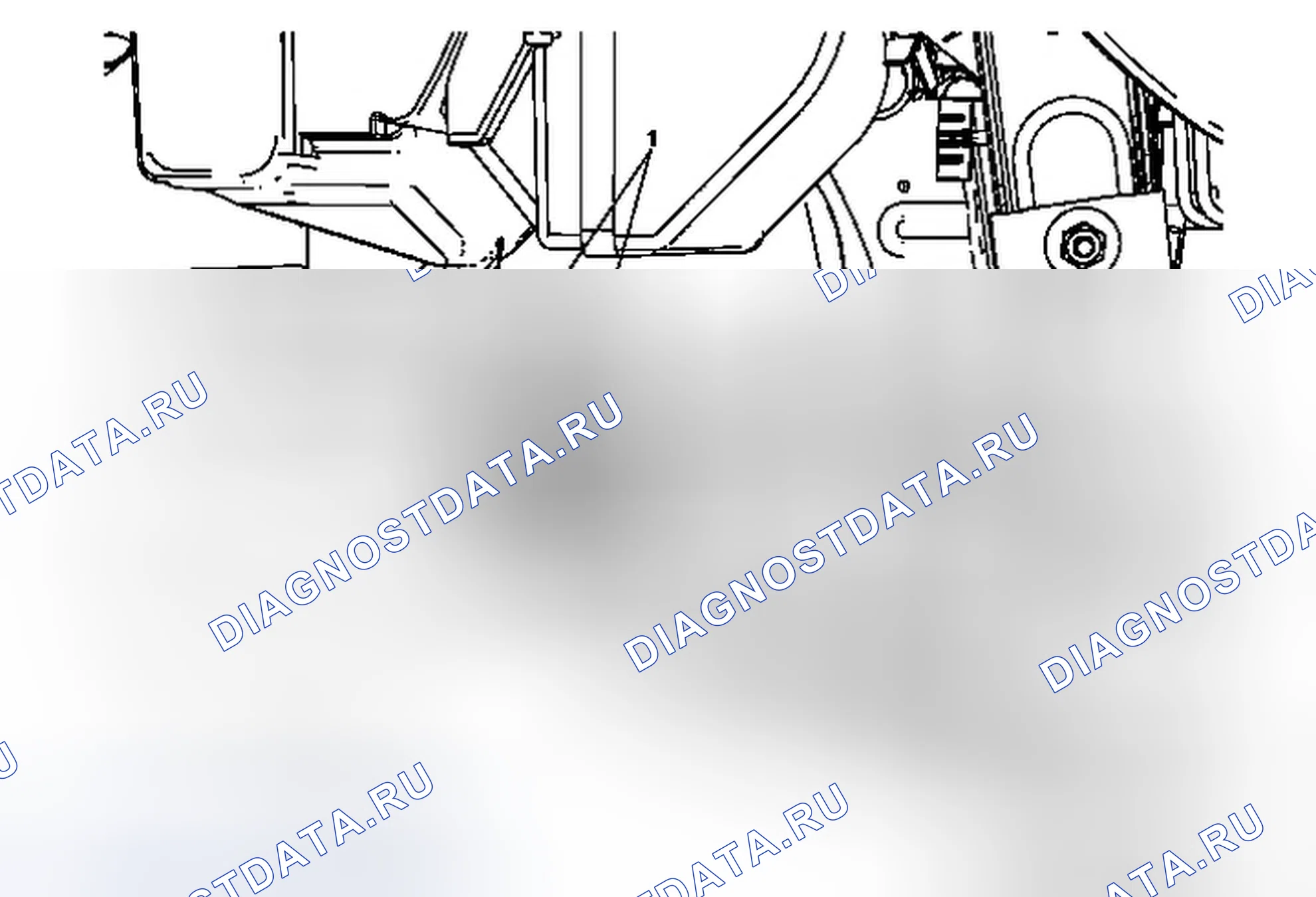 Рис. 5: Замена датчика рыскания транспортного средства. Chevrolet Spark M300