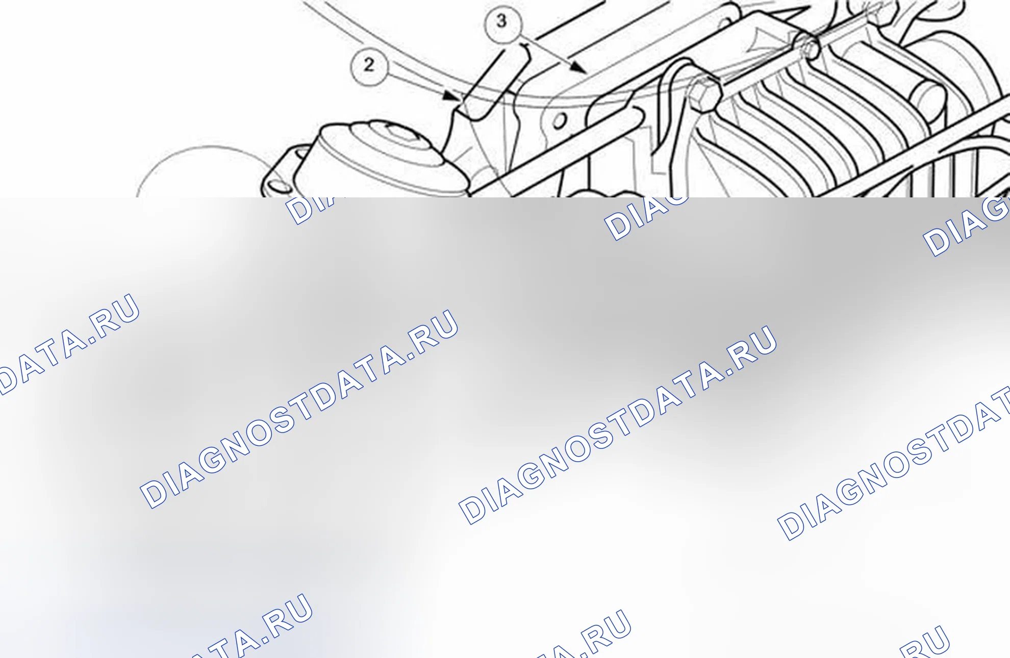 Рис. 1: Монтаж бортового привода. Jaguar XKR I рестайлинг