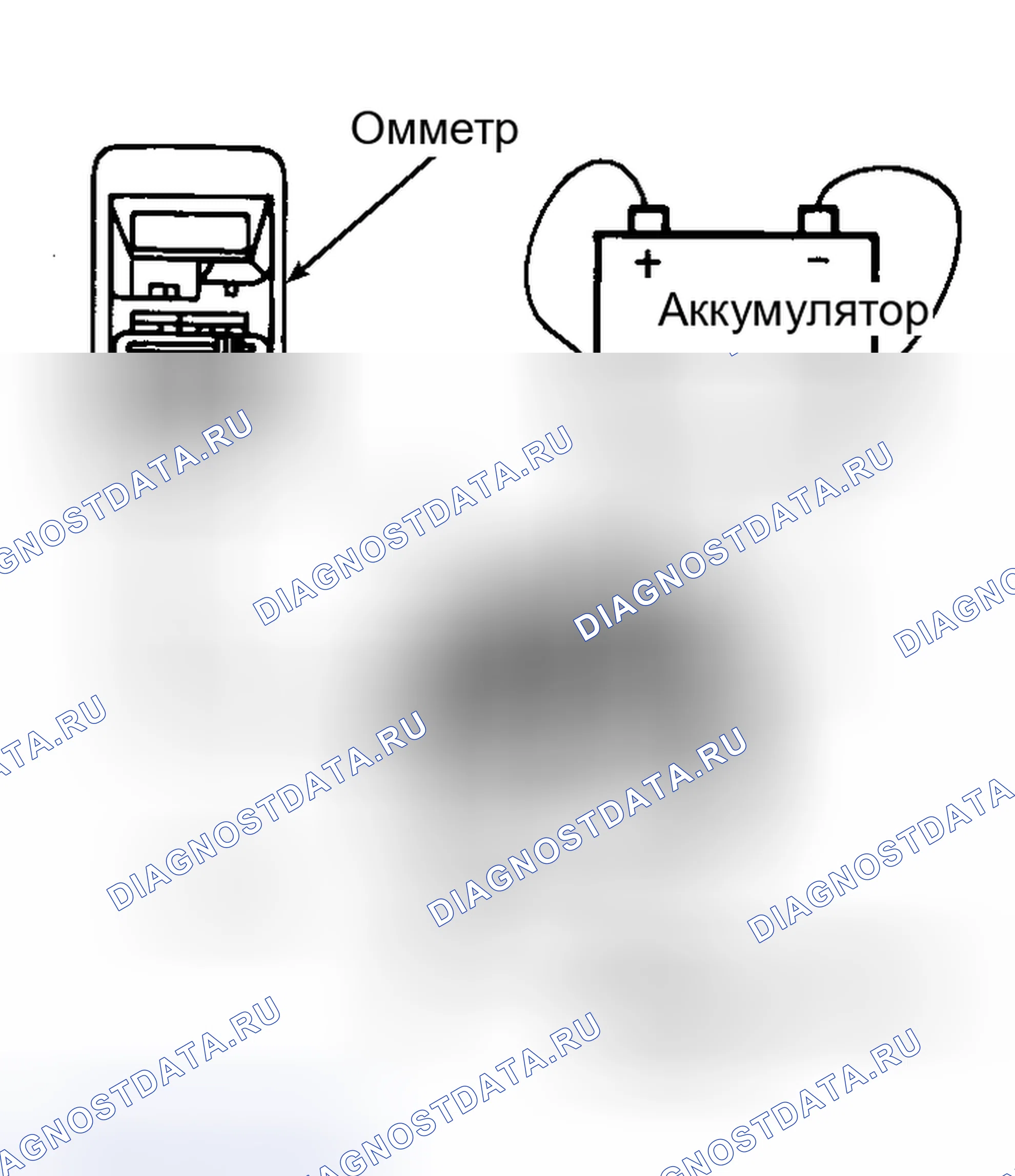 Рис. 13: Испытание на отсутствие давления топлива (2,0 л A / T и 2,5 л). Ford Escort V рестайлинг
