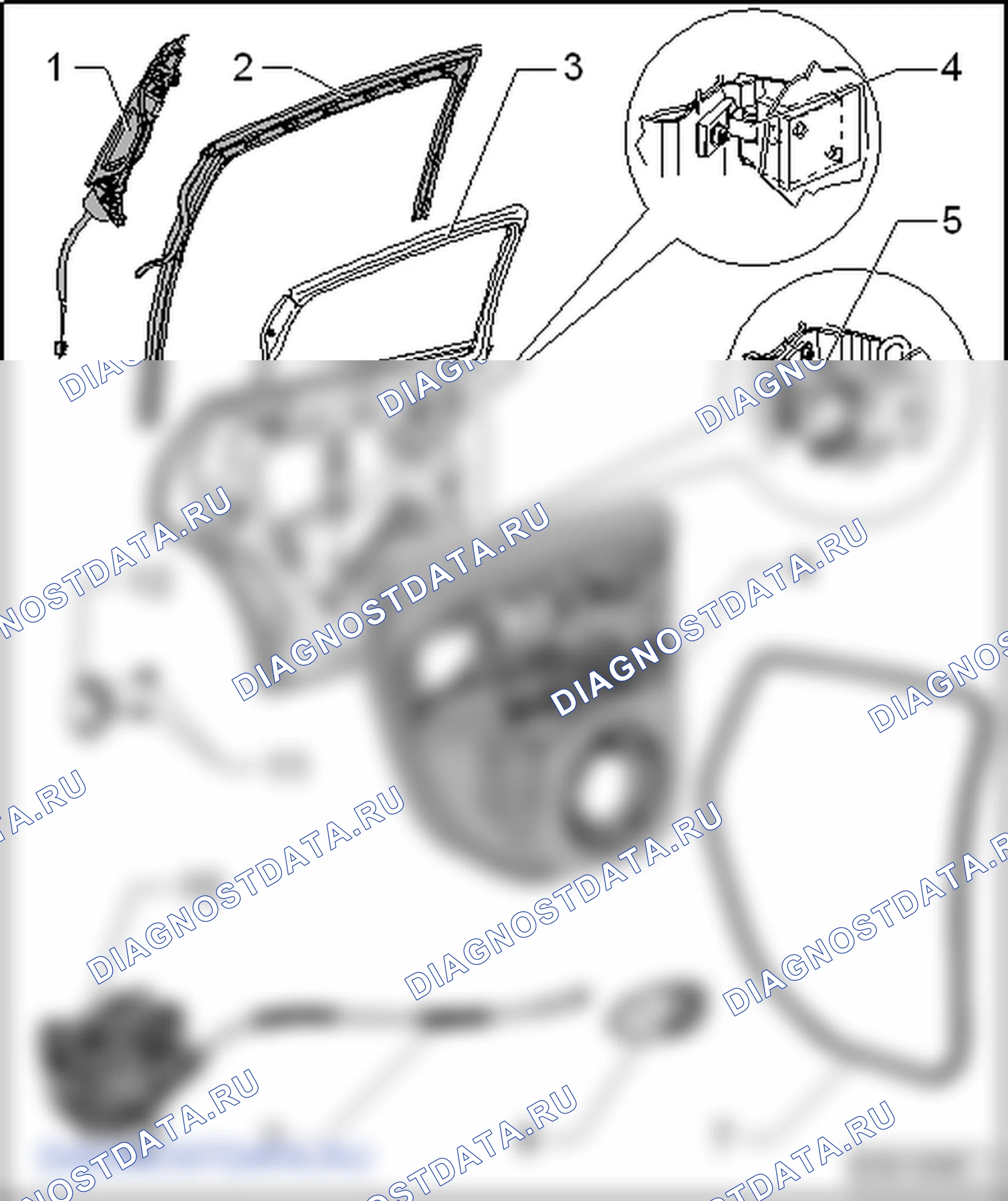 Задние двери (Кузов, наружные арматурные работы). SEAT Leon Ii