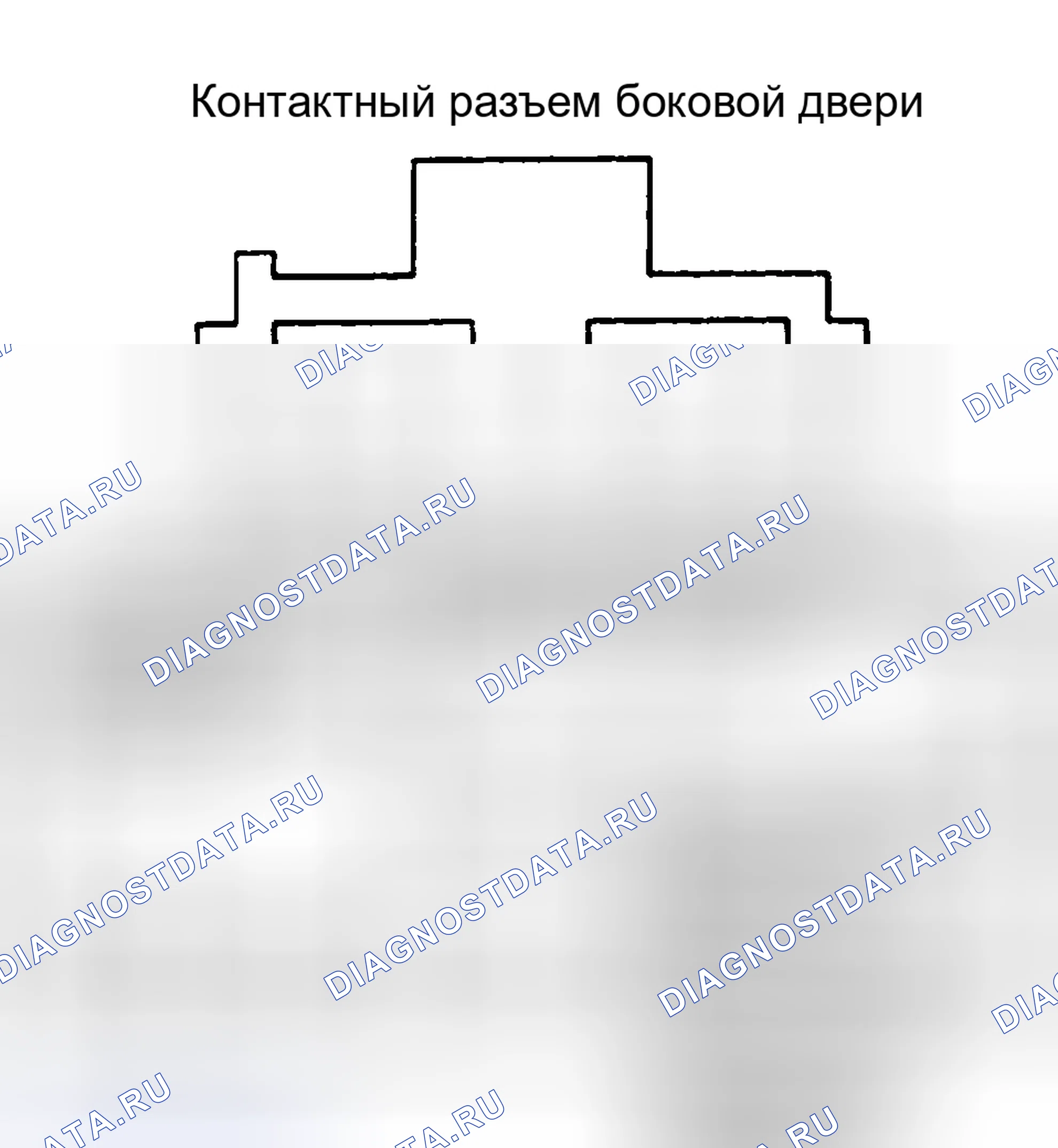 Рис. 243: КОНТАКТ БОКОВОЙ ДВЕРИ. Chevrolet Chevy Express G1500 