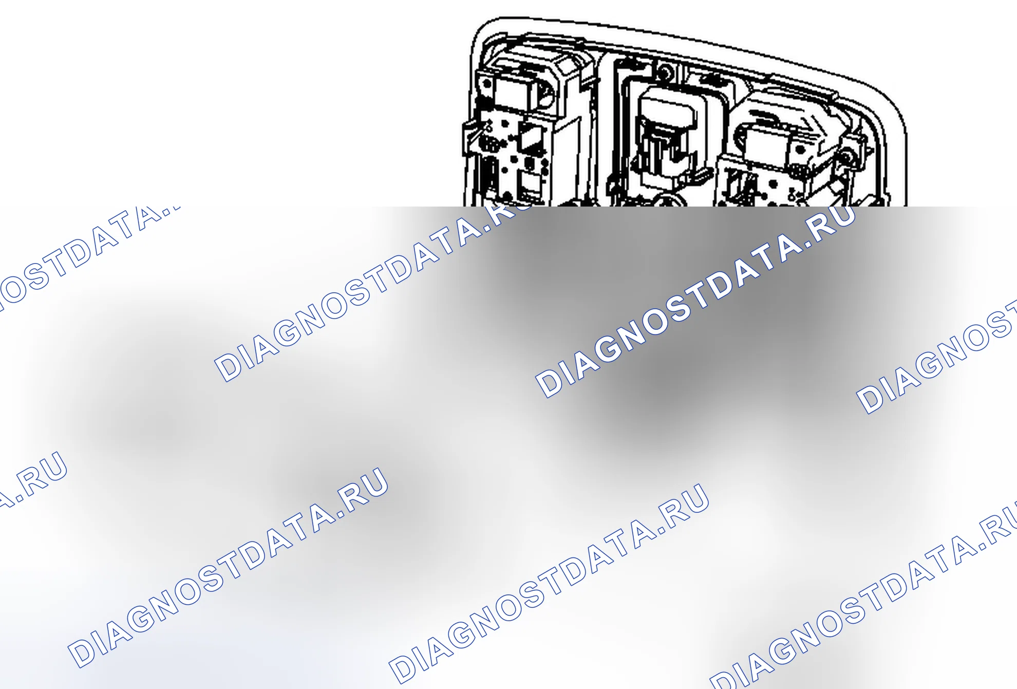 Рис. 54: Замена датчика предотвращения угона. Chevrolet Malibu VIII рестайлинг