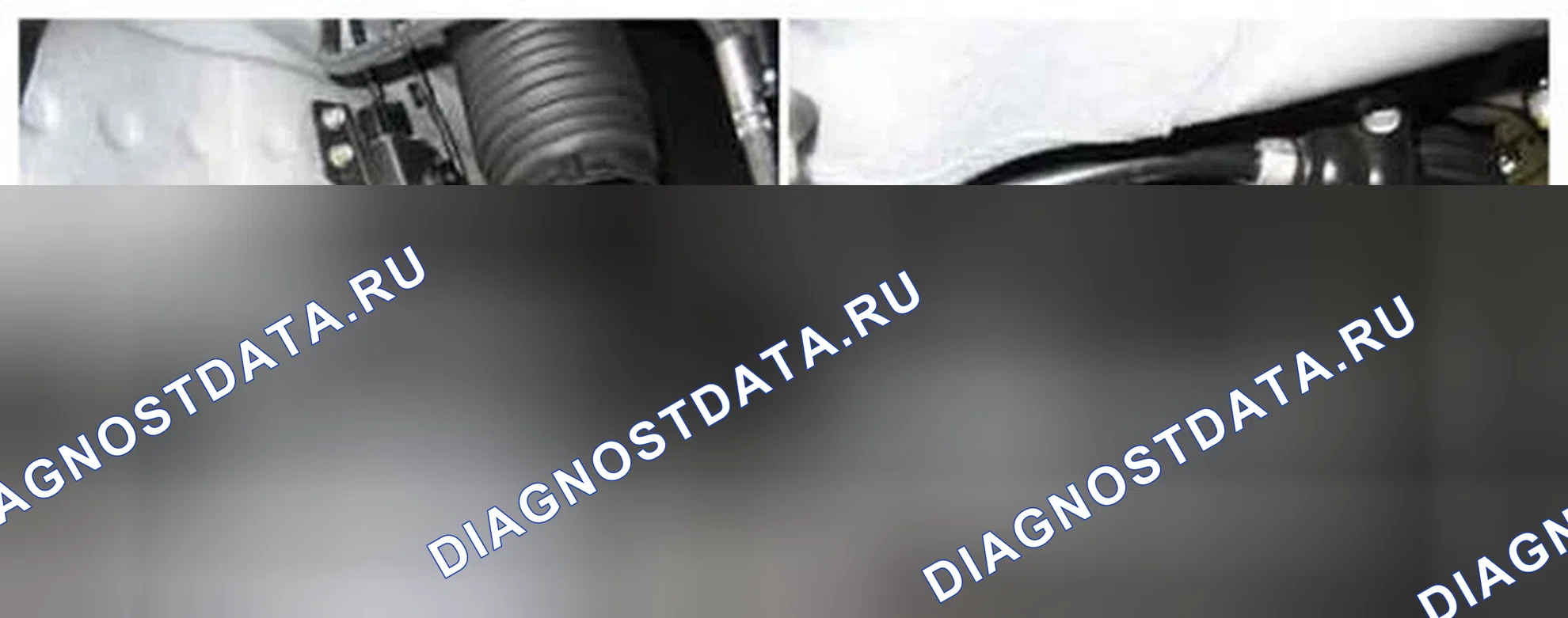 Рис. 192: Расположение компонентов. Hyundai Equus II