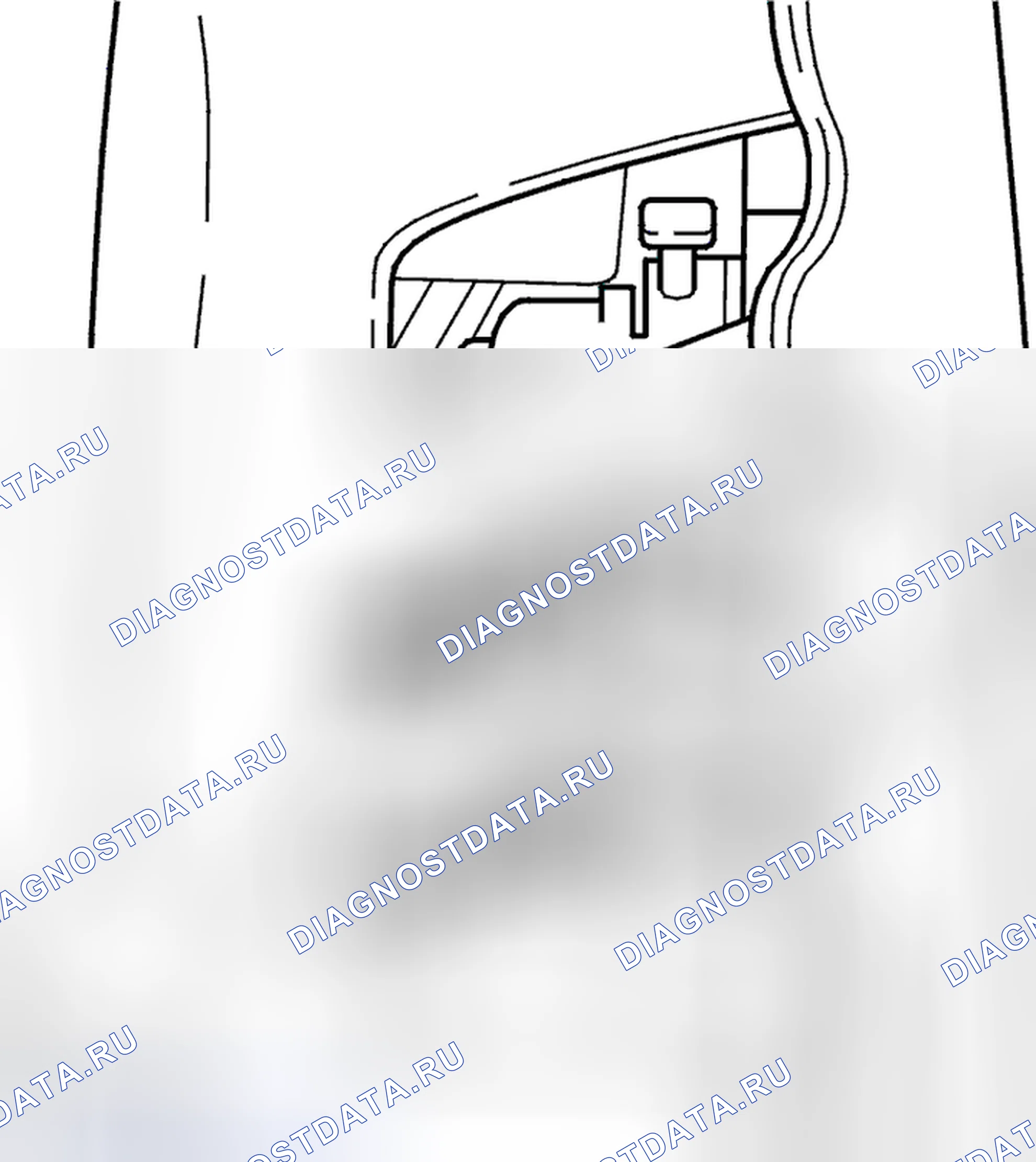 Рис. 267: Замена механизма защелки. Volvo V40 I рестайлинг
