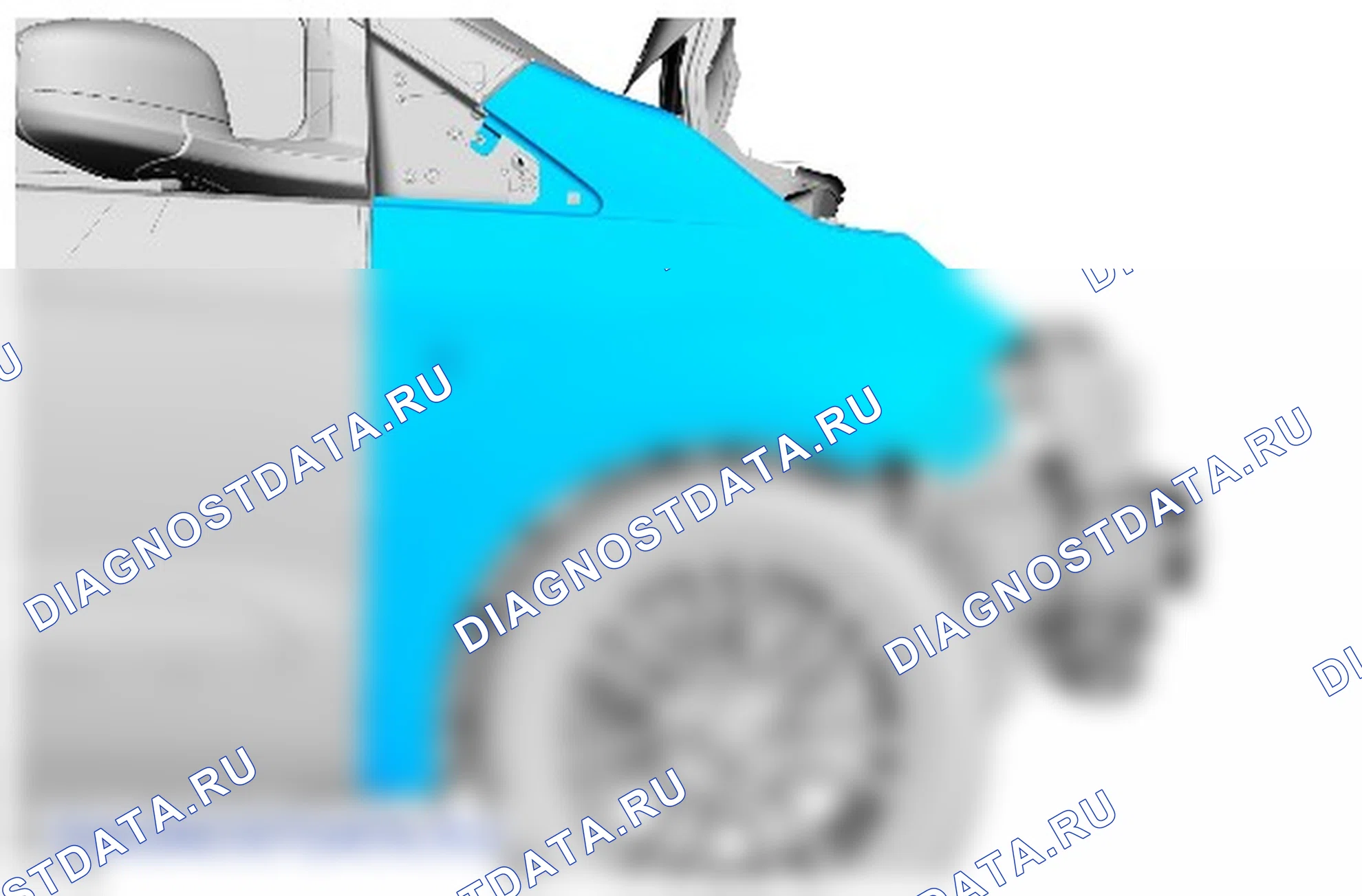 Как снять и установить крыло. Ford Tourneo Courier I