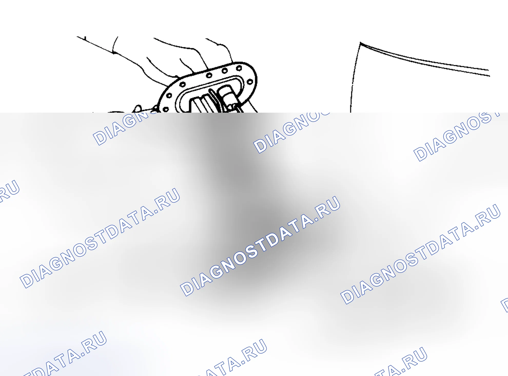 Рис. 7: Демонтаж и монтаж (прежнее исполнение). Subaru Legacy BC/BJ/BF